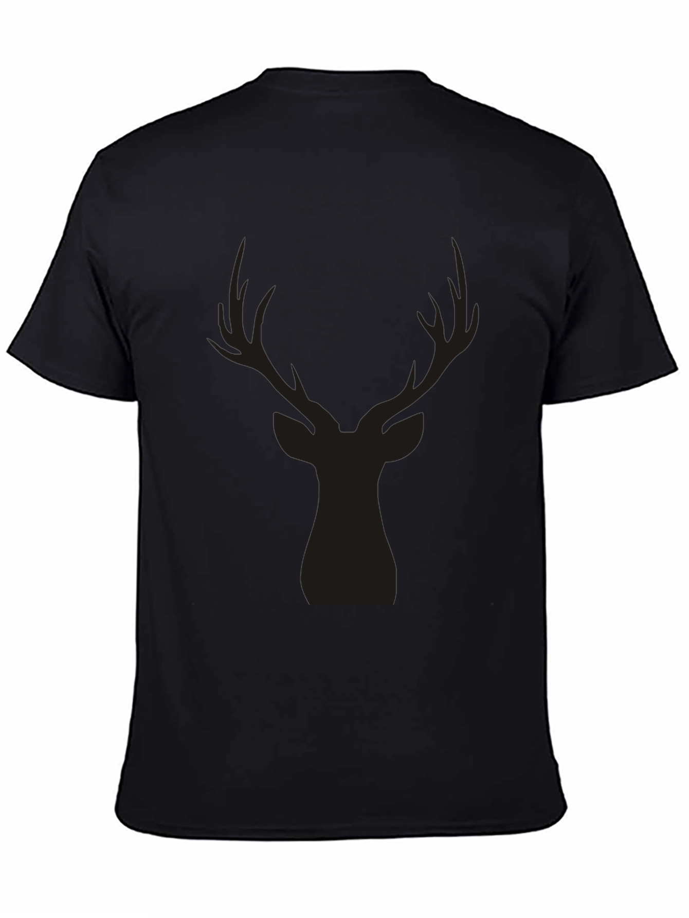 Black Deer Silhouette T-Shirt