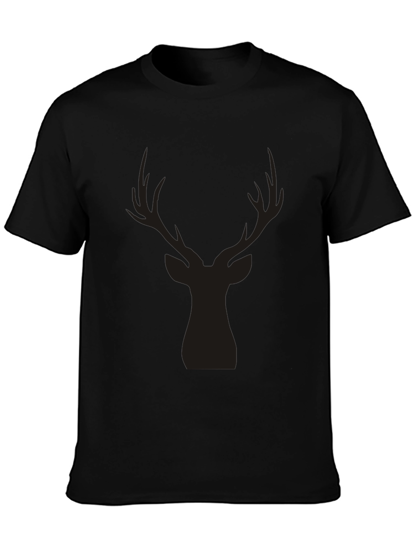 Black Deer Silhouette T-Shirt