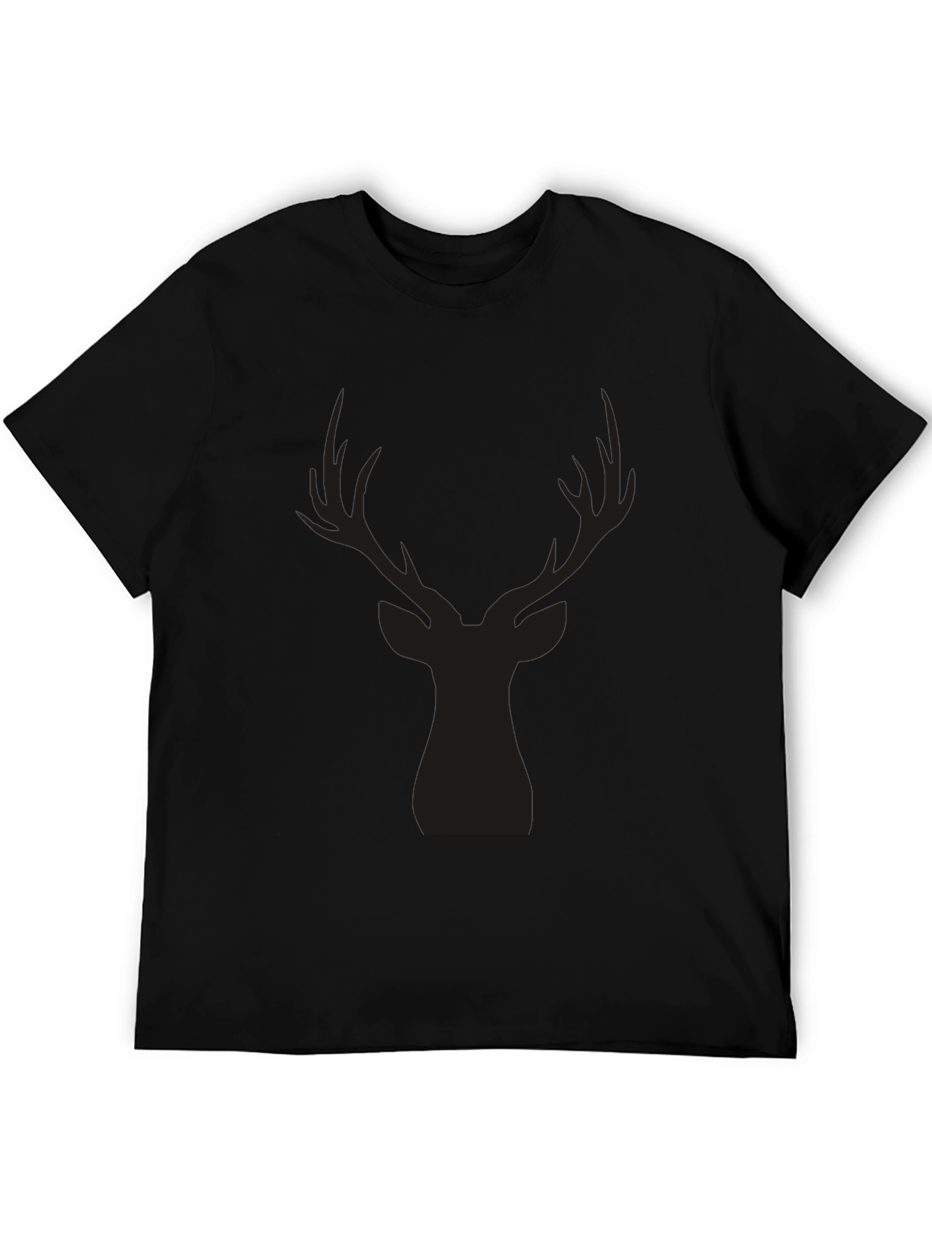Black Deer Silhouette T-Shirt