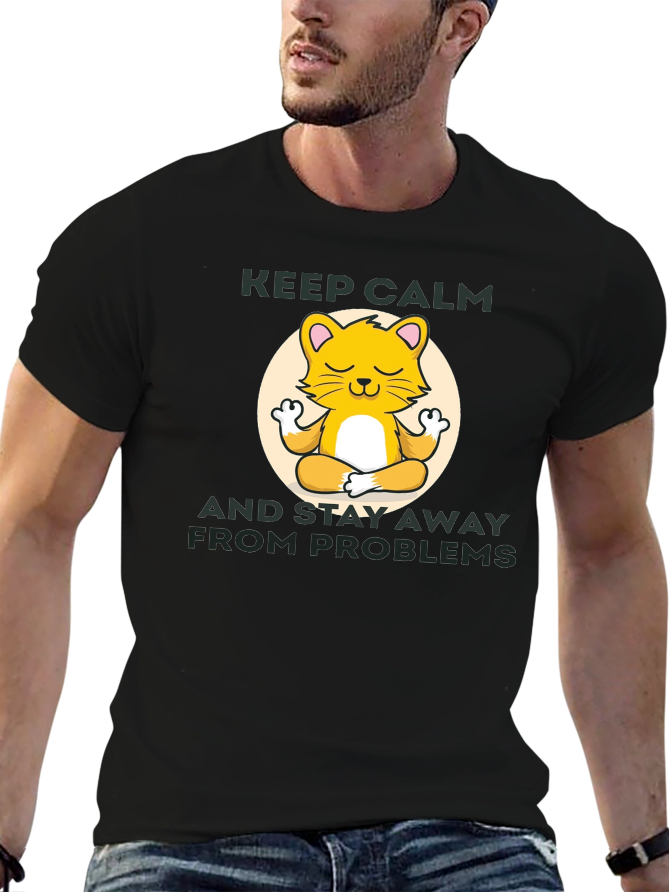 Keep Calm Cat T-Shirt