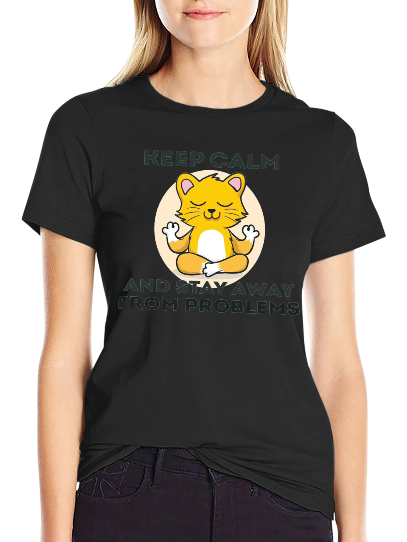 Keep Calm Cat T-Shirt