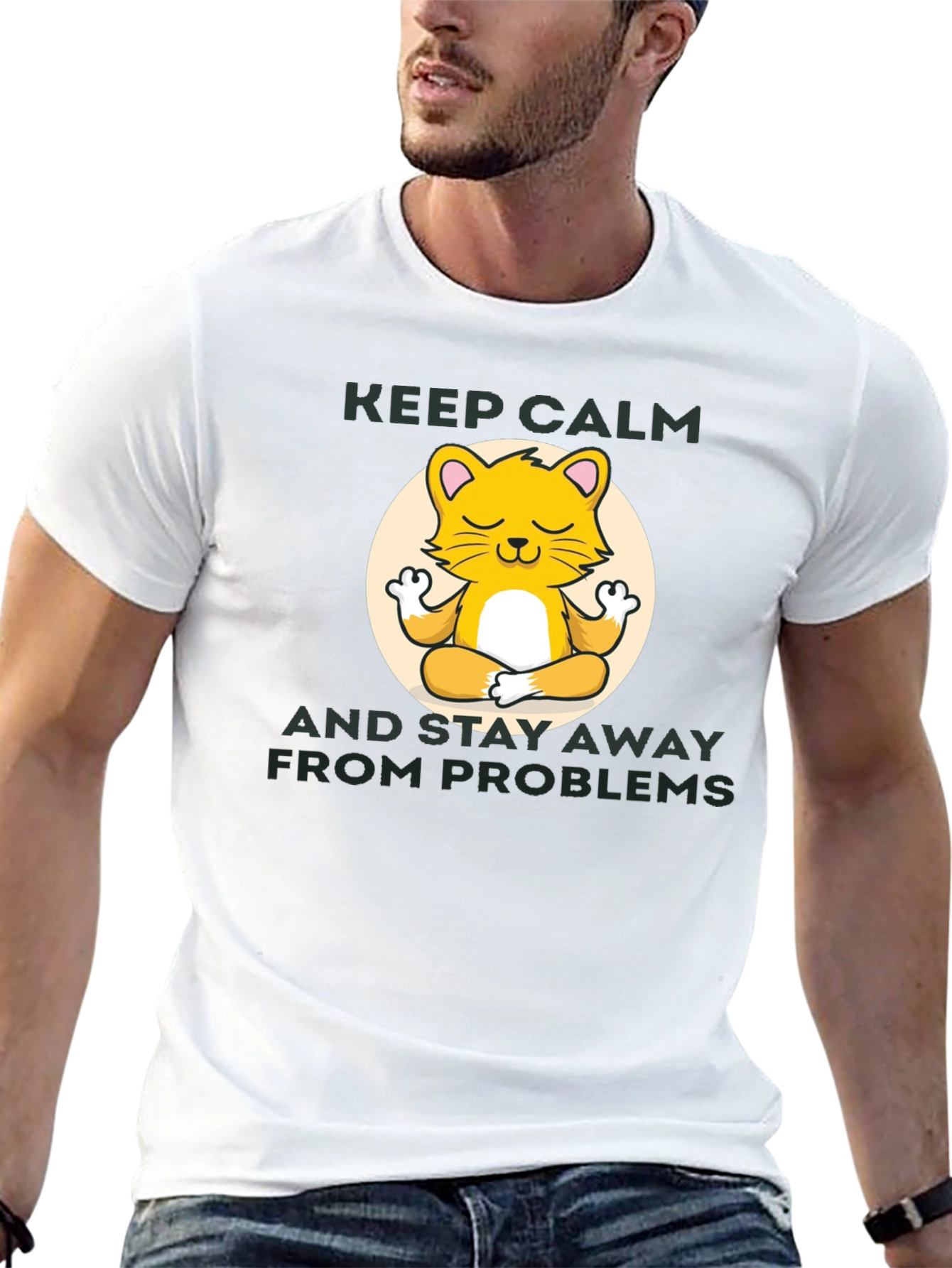Keep Calm Cat T-Shirt