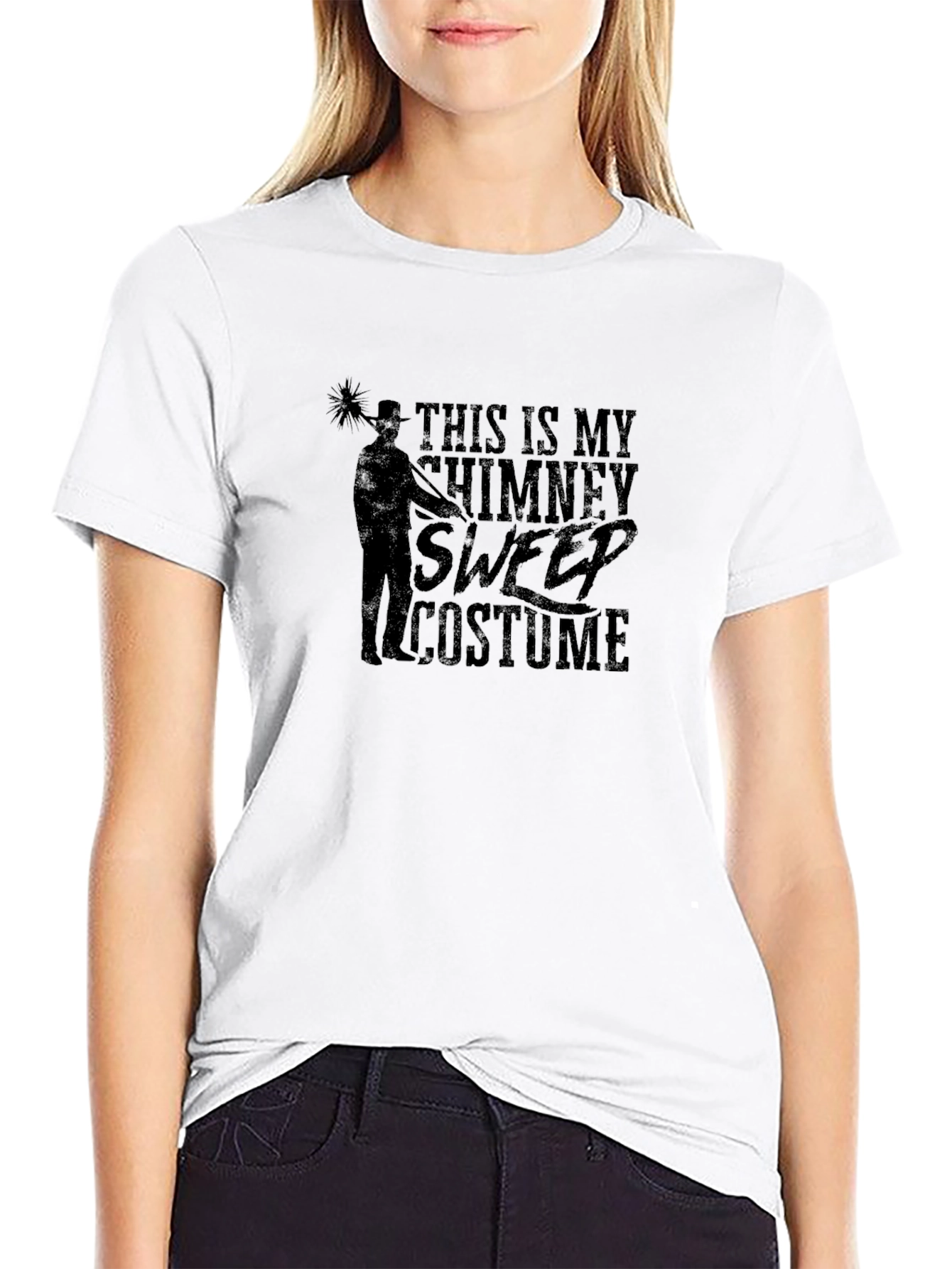 Chimney Sweep Costume T-Shirt - Humorous Halloween Tee