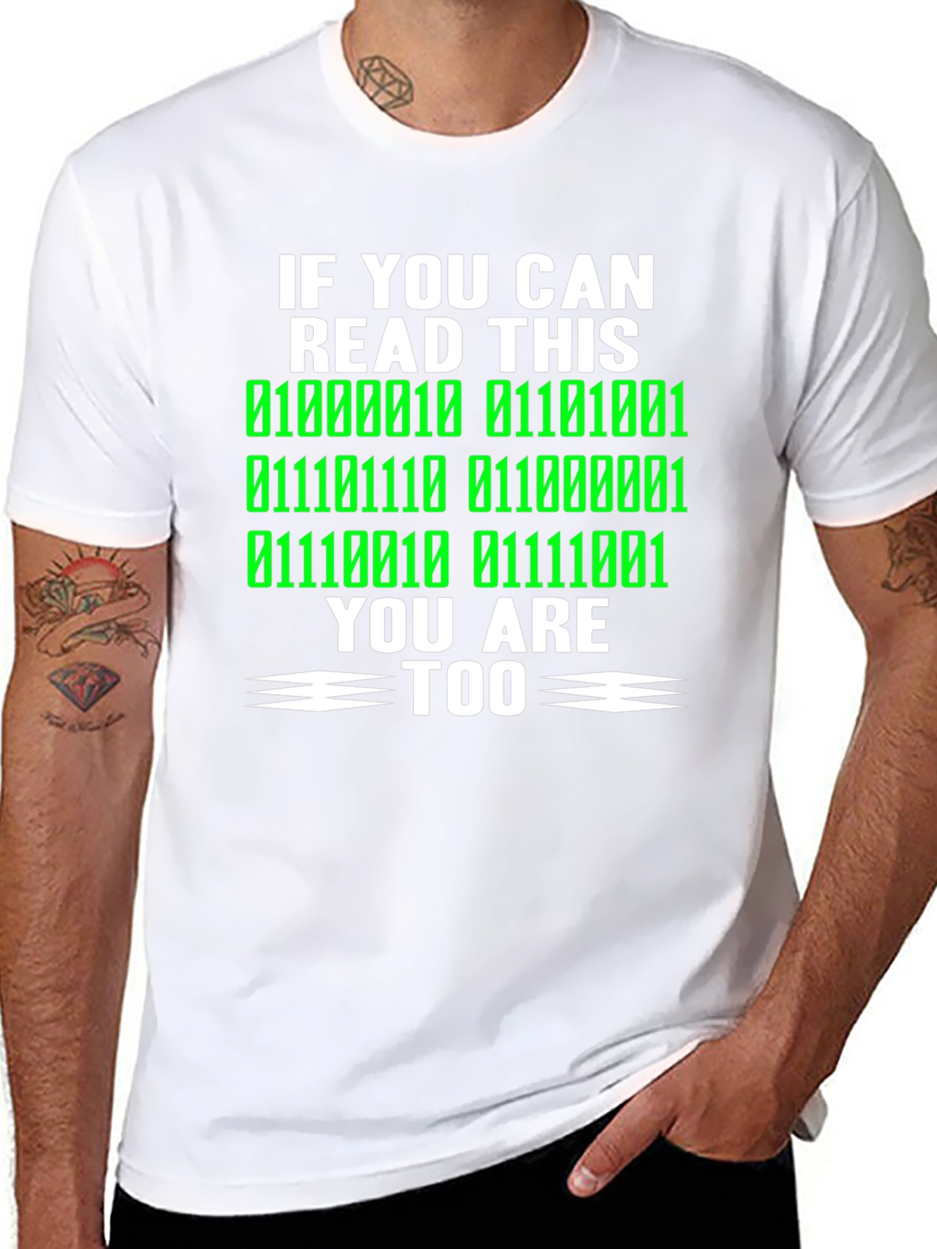 Binary Code T-Shirt - Funny Programmer Shirt