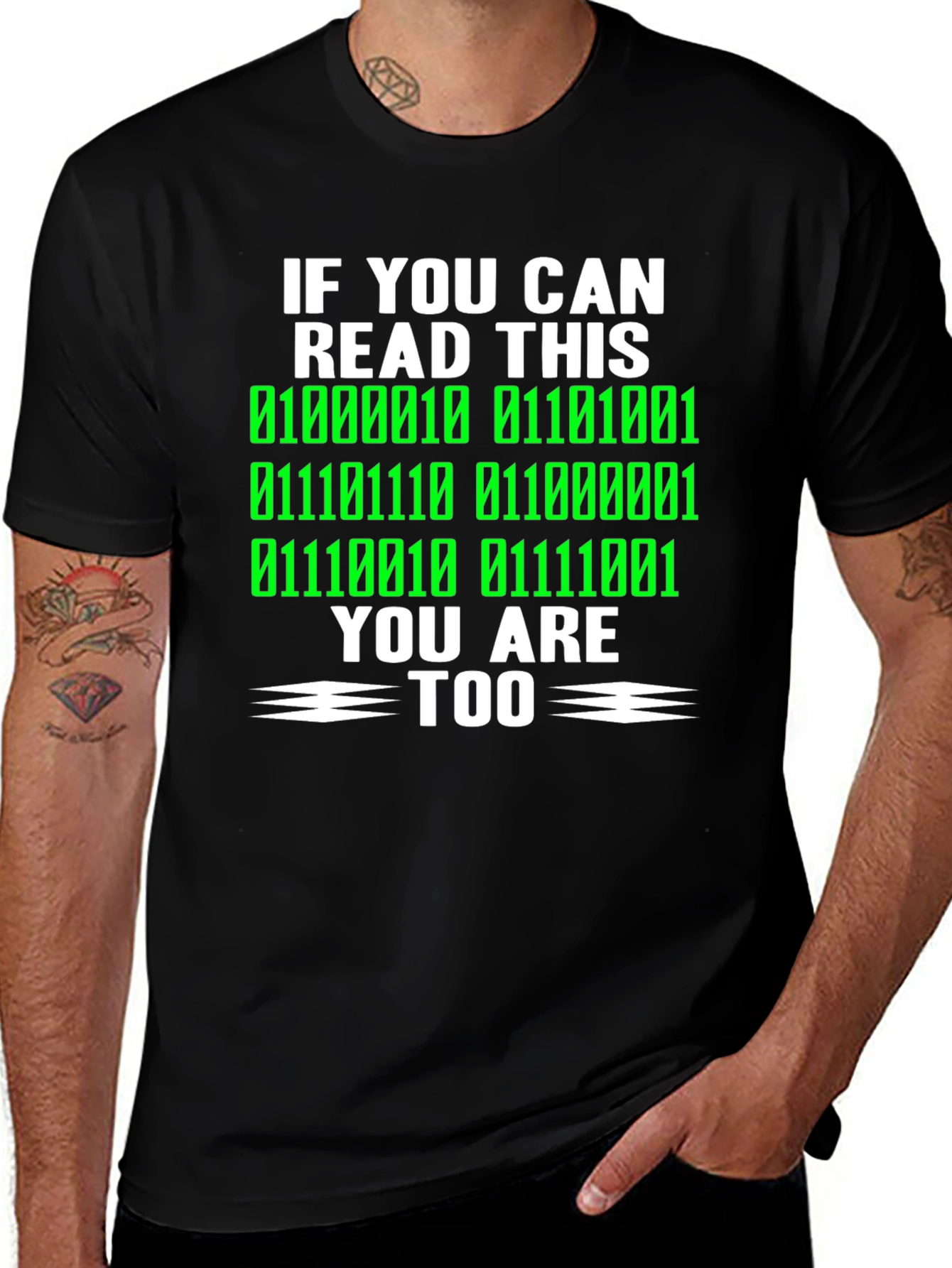 Binary Code T-Shirt - Funny Programmer Shirt