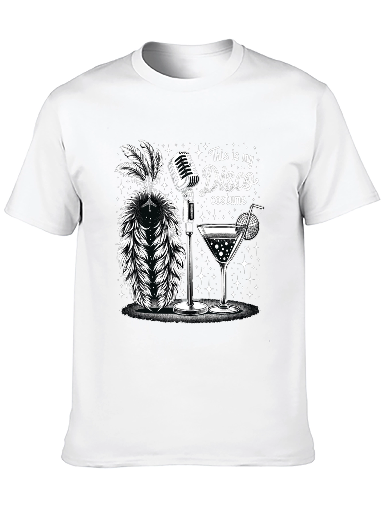 Disco Costume T-Shirt - Retro Party Tee