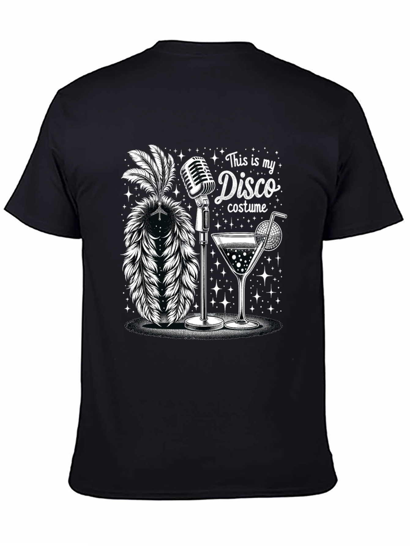 Disco Costume T-Shirt - Retro Party Tee
