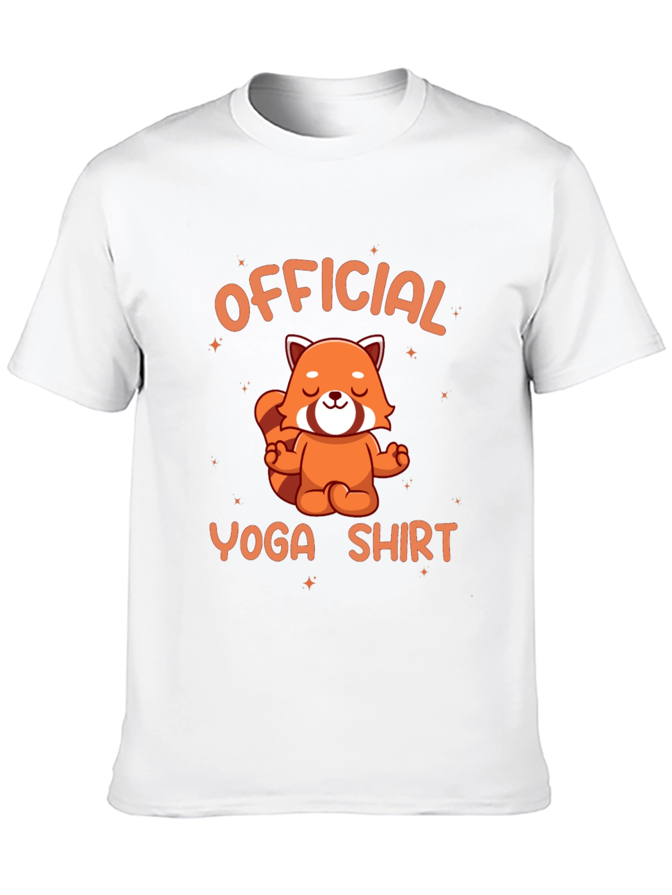 Official Yoga Shirt - Red Panda Meditation Tee