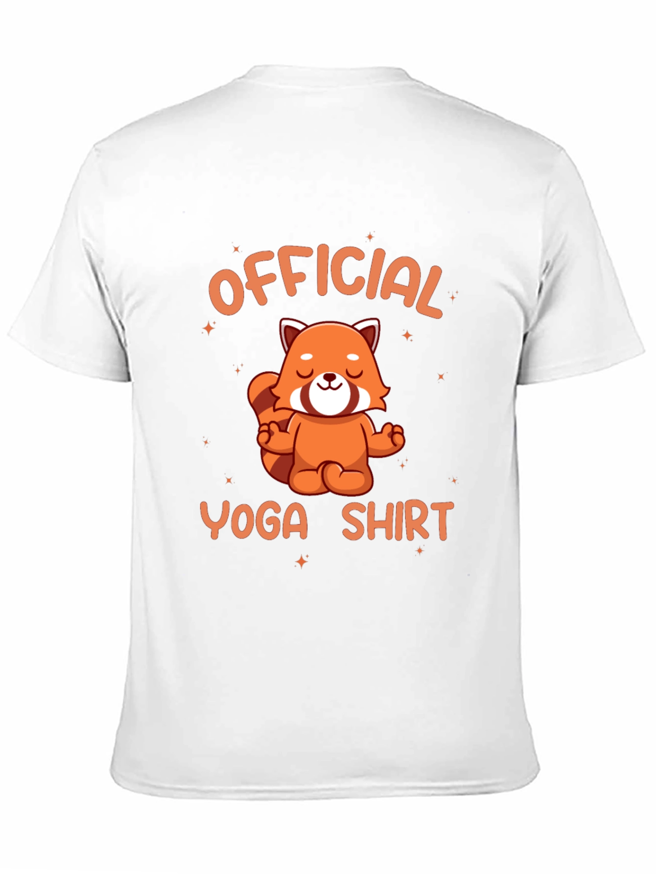 Official Yoga Shirt - Red Panda Meditation Tee