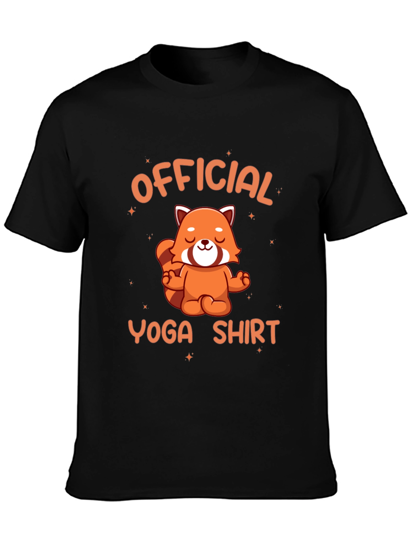 Official Yoga Shirt - Red Panda Meditation Tee