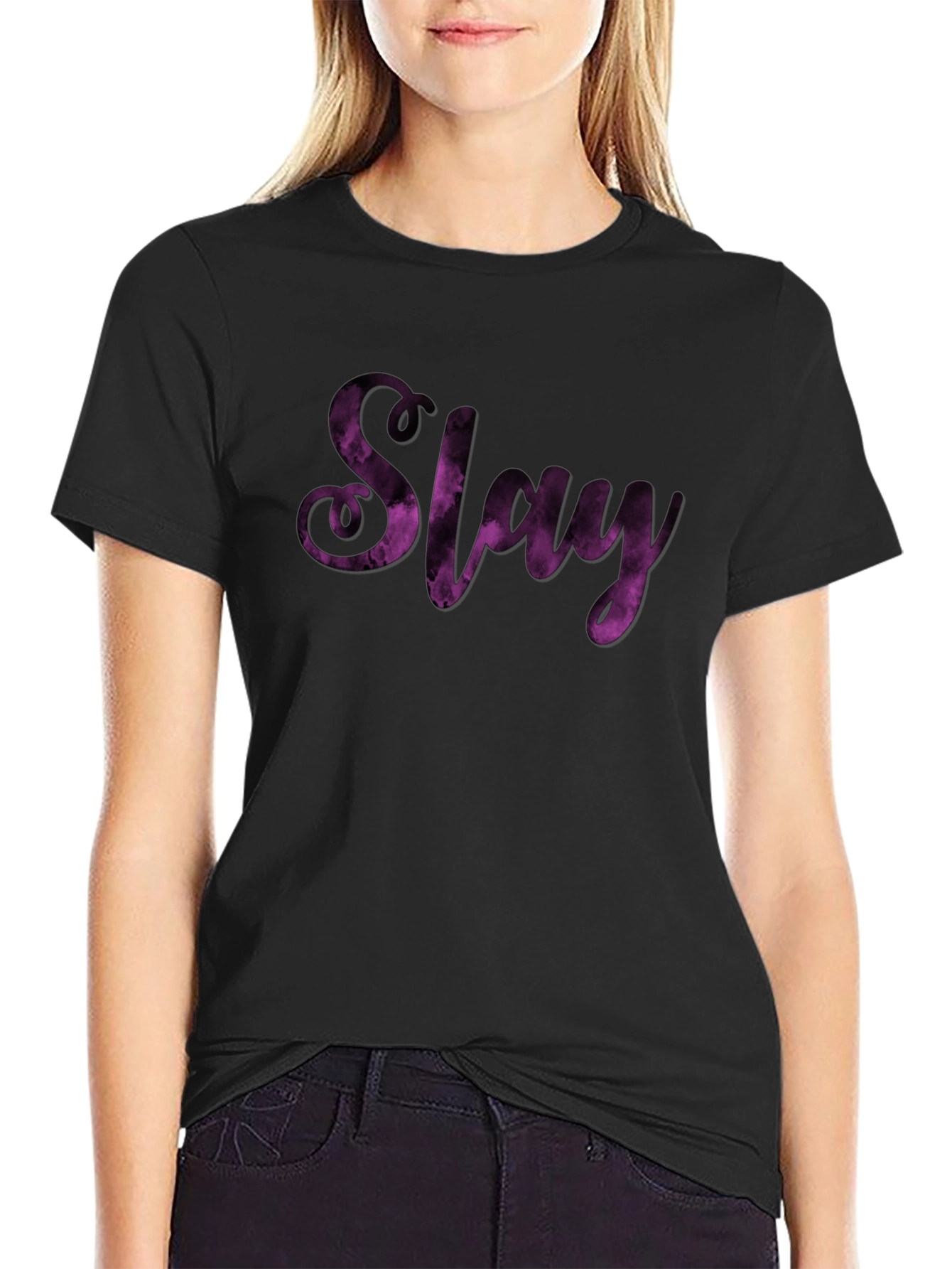 Slay Graphic T-Shirt - Black Tee