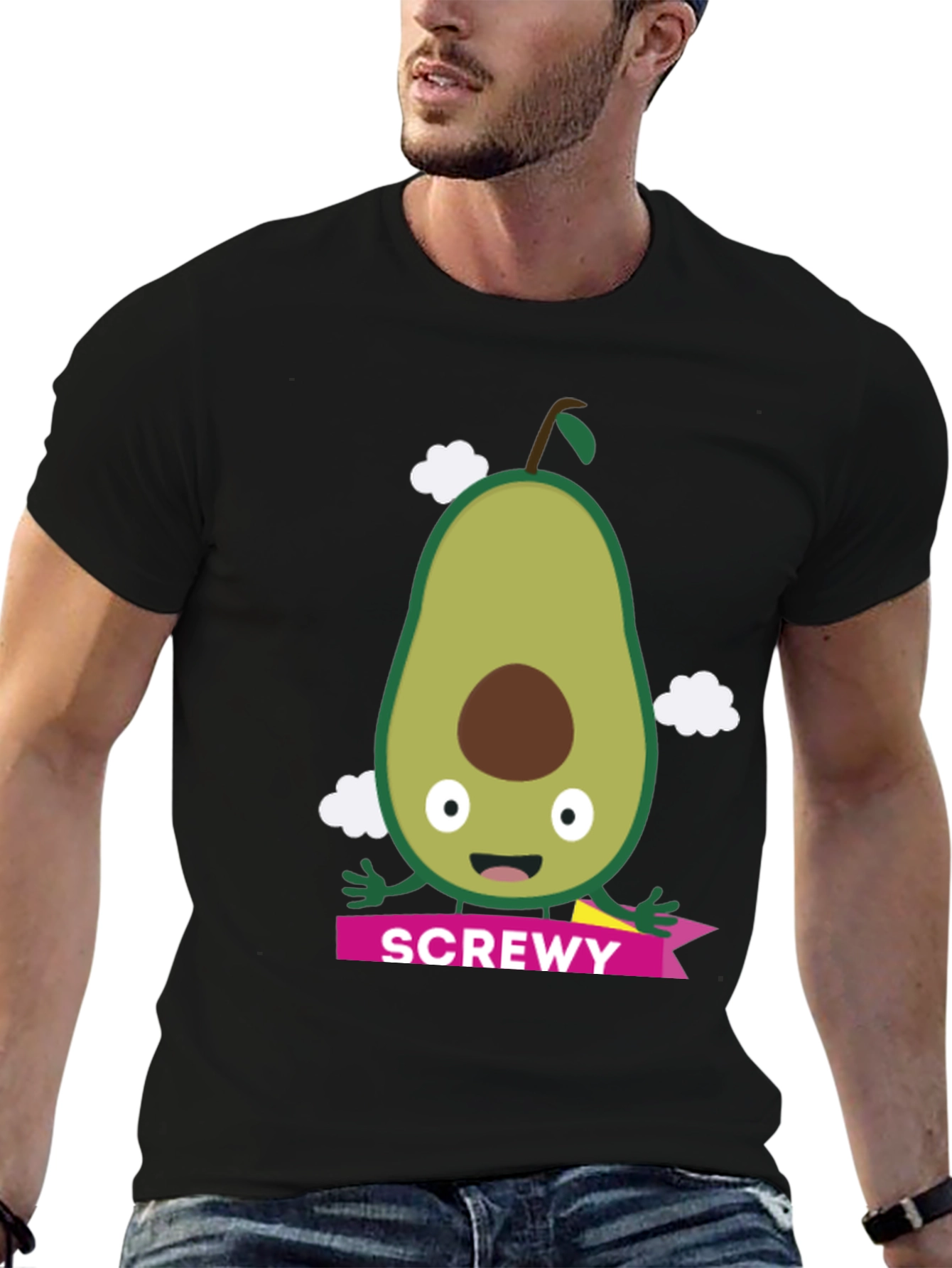Screw Avocado Graphic Tee - Fun & Quirky