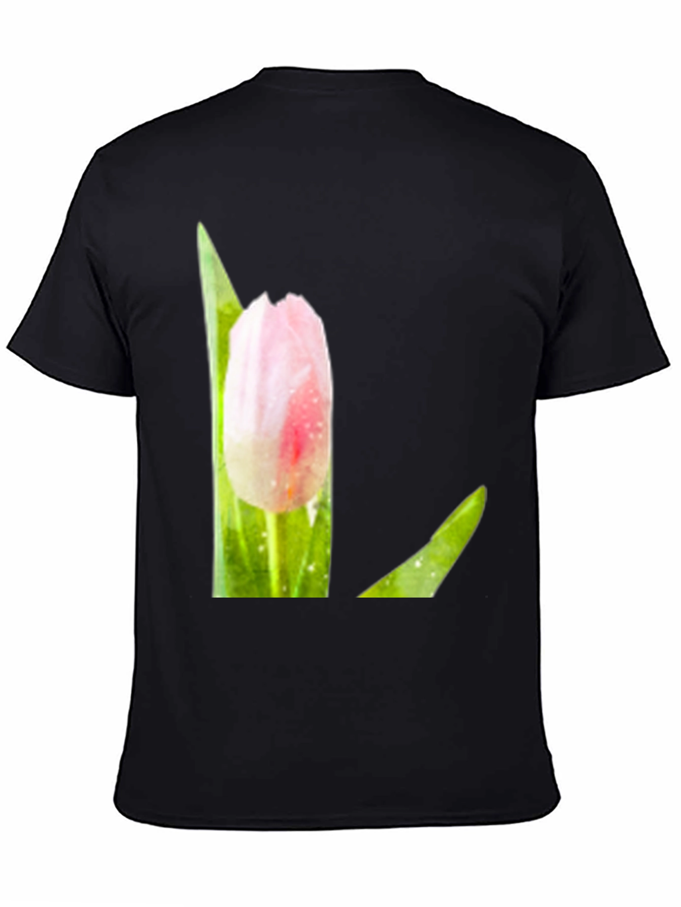 Pink Tulip T-Shirt - Floral Graphic Tee