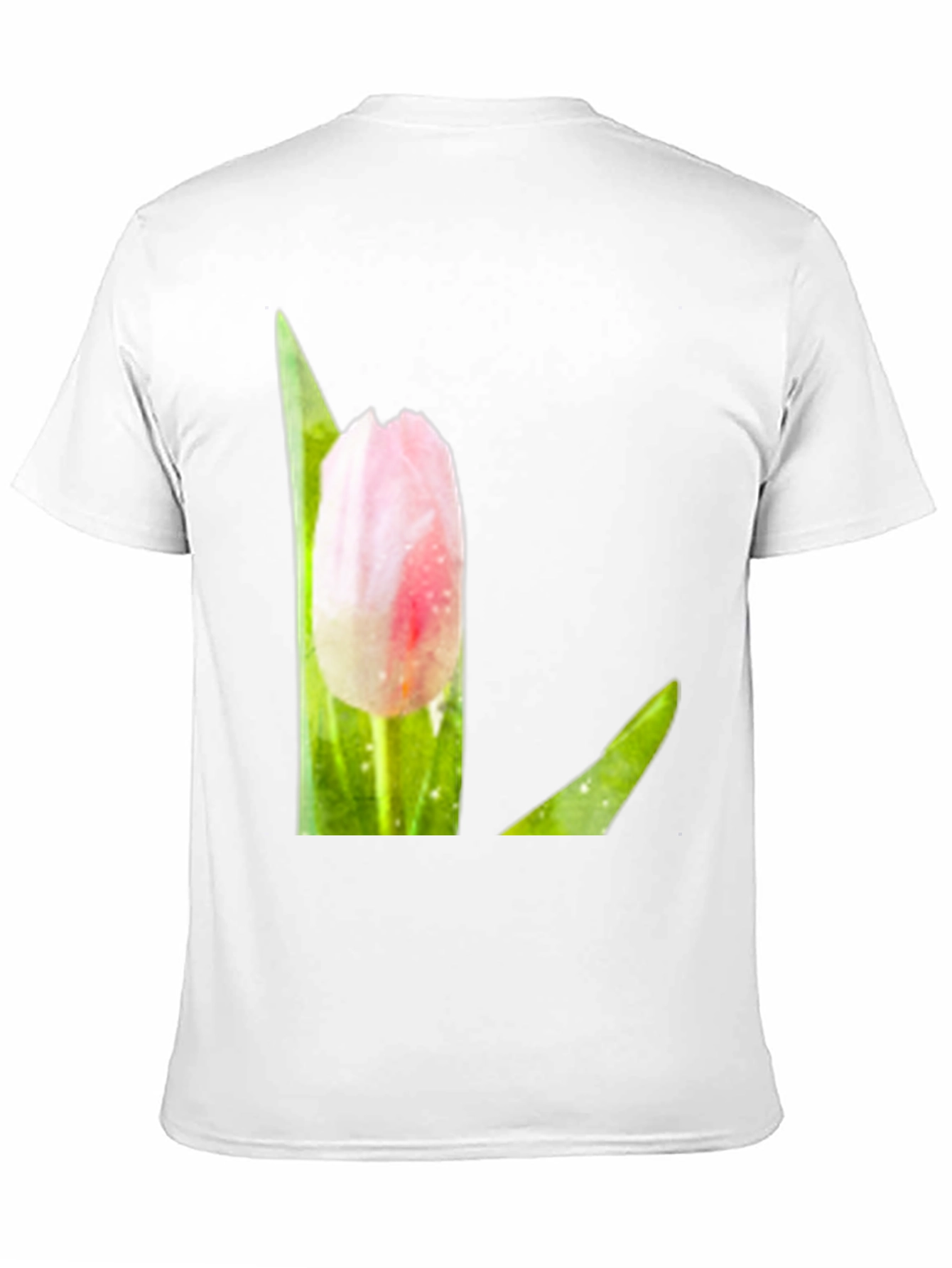 Pink Tulip T-Shirt - Floral Graphic Tee