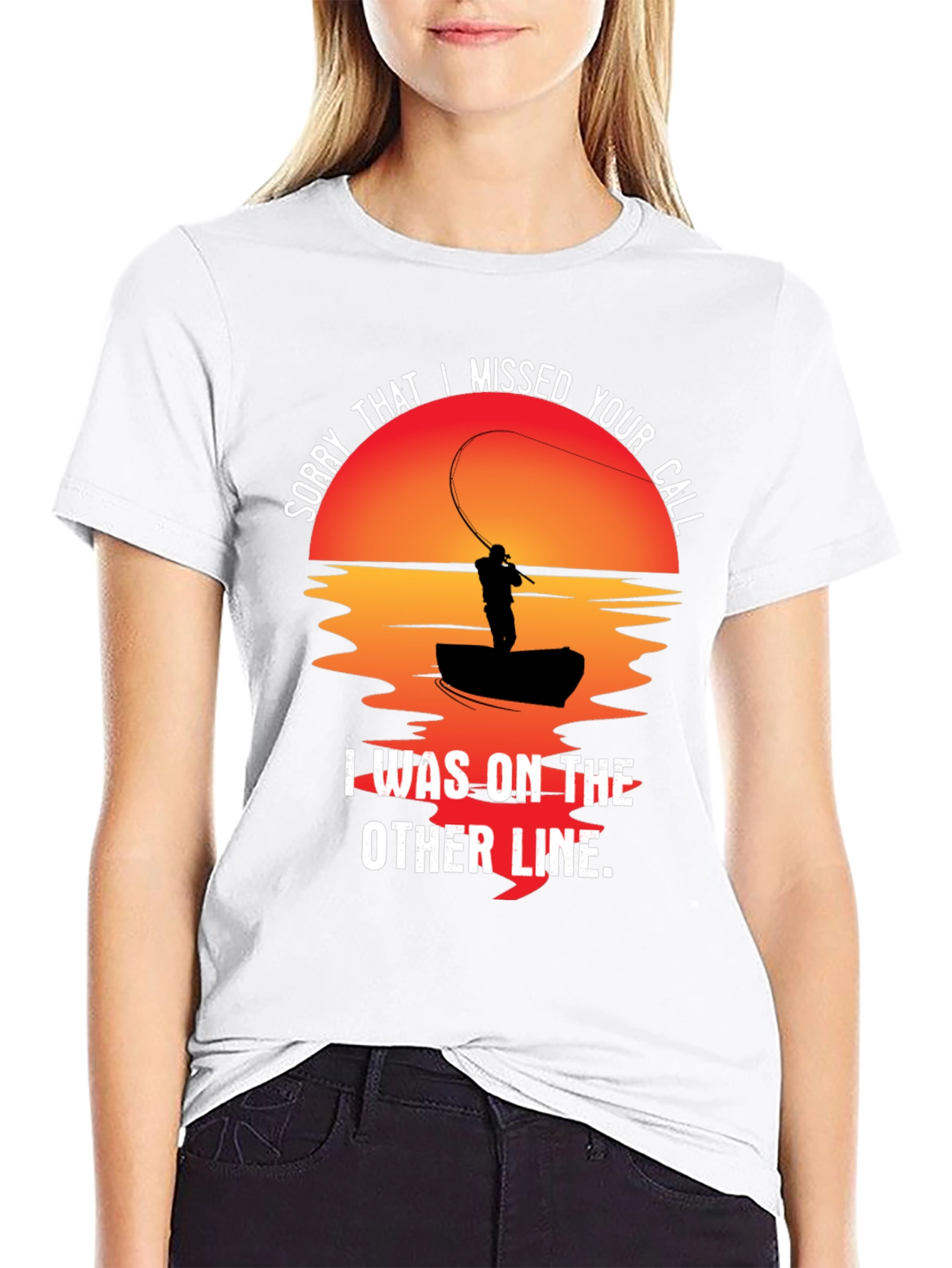 Sorry I Missed Your Call Fishing T-Shirt