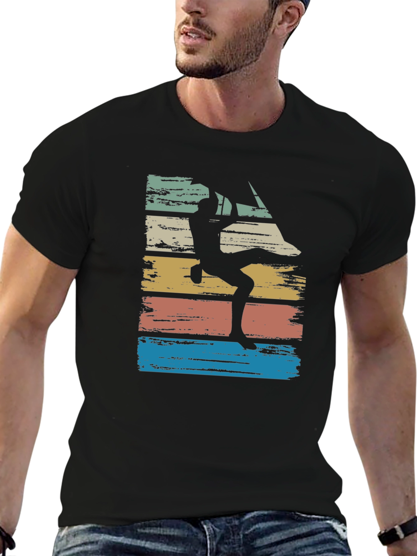 Retro Rock Climbing T-Shirt