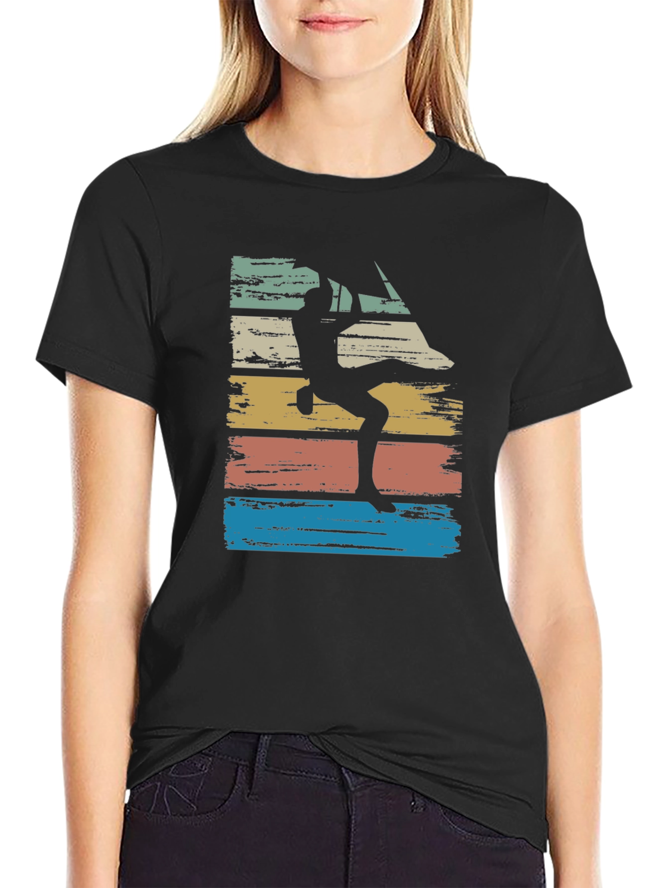 Retro Rock Climbing T-Shirt