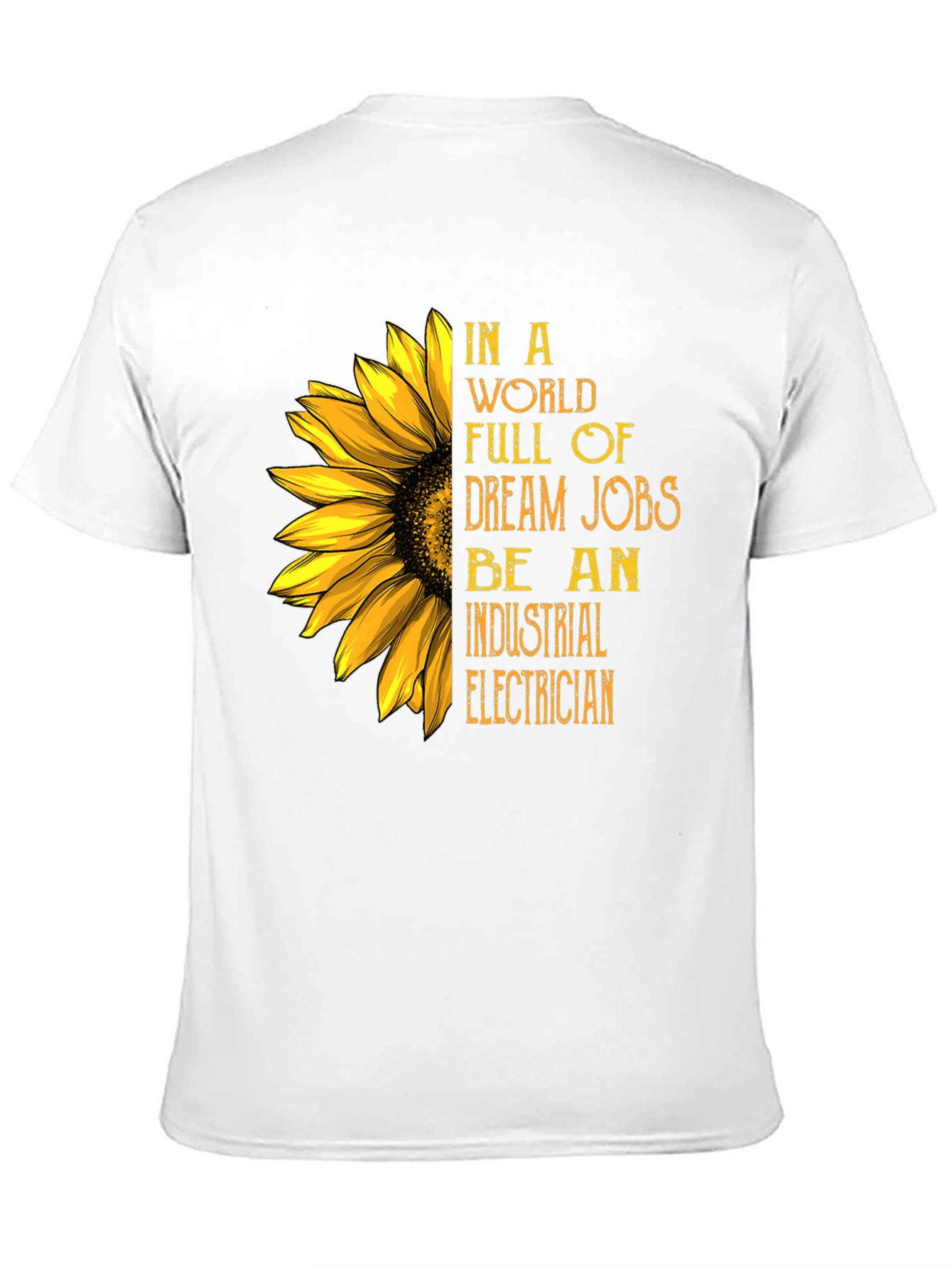 Industrial Electrician Sunflower Graphic Tee