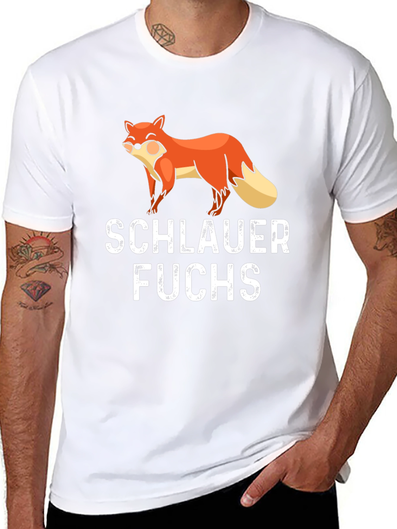 Smarter Fox Funny T-Shirt Novelty Tee