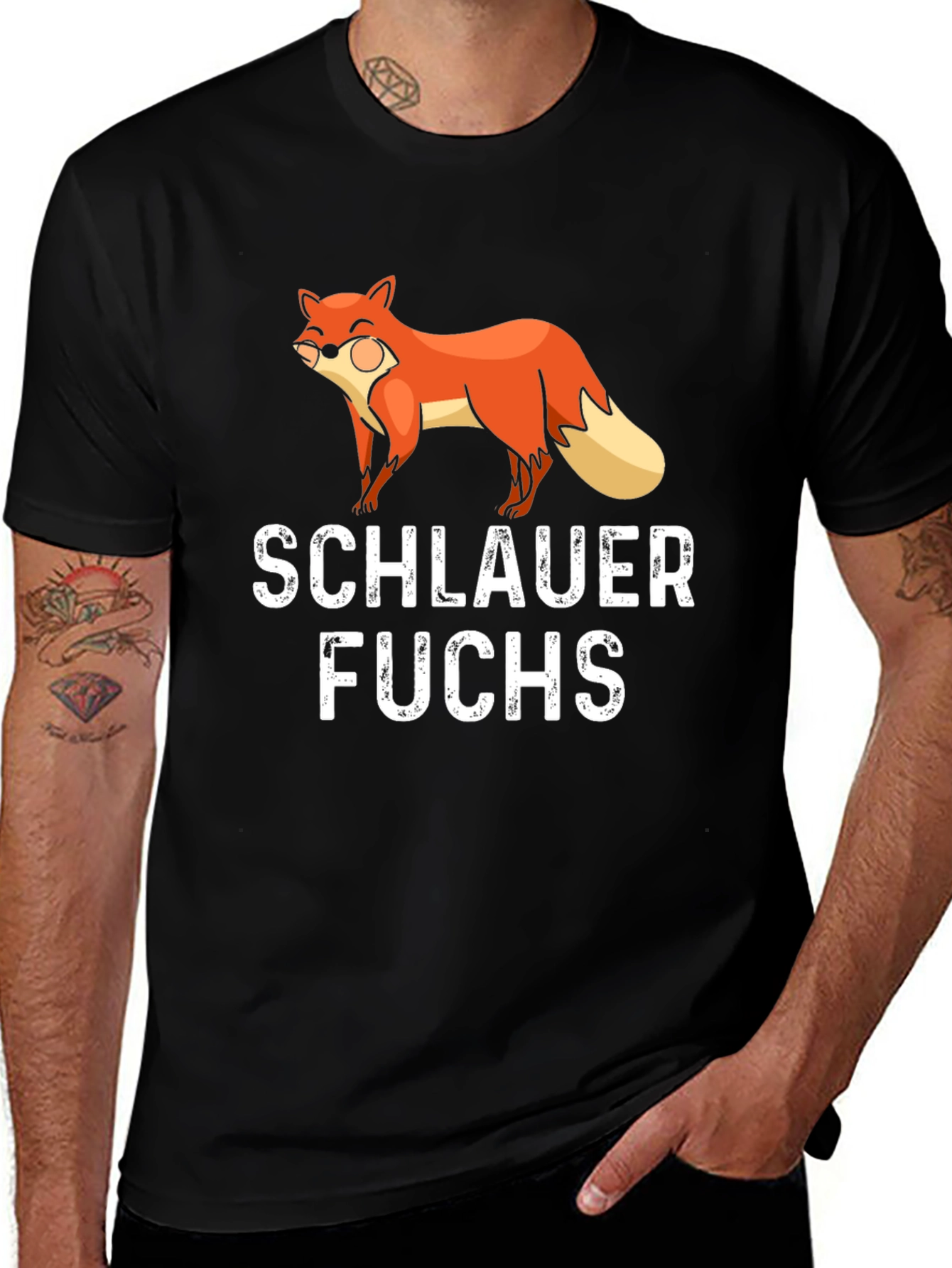 Smarter Fox Funny T-Shirt Novelty Tee