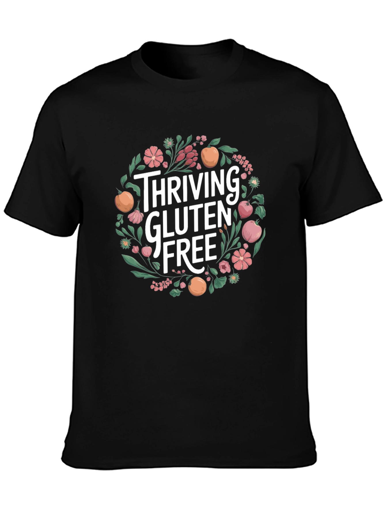 Thriving Gluten-Free Floral T-Shirt