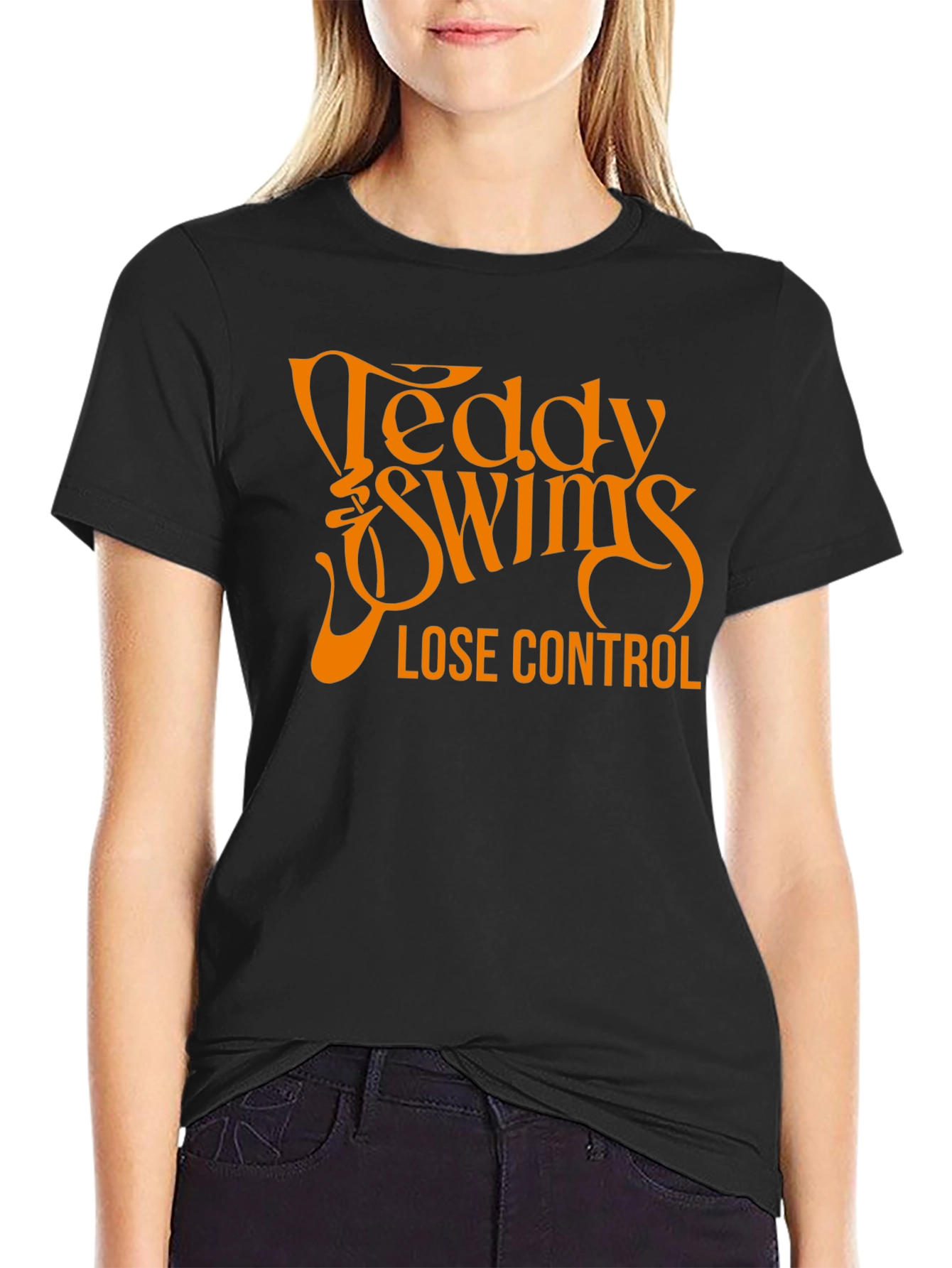 Teddy Swims Lose Control Black T-Shirt