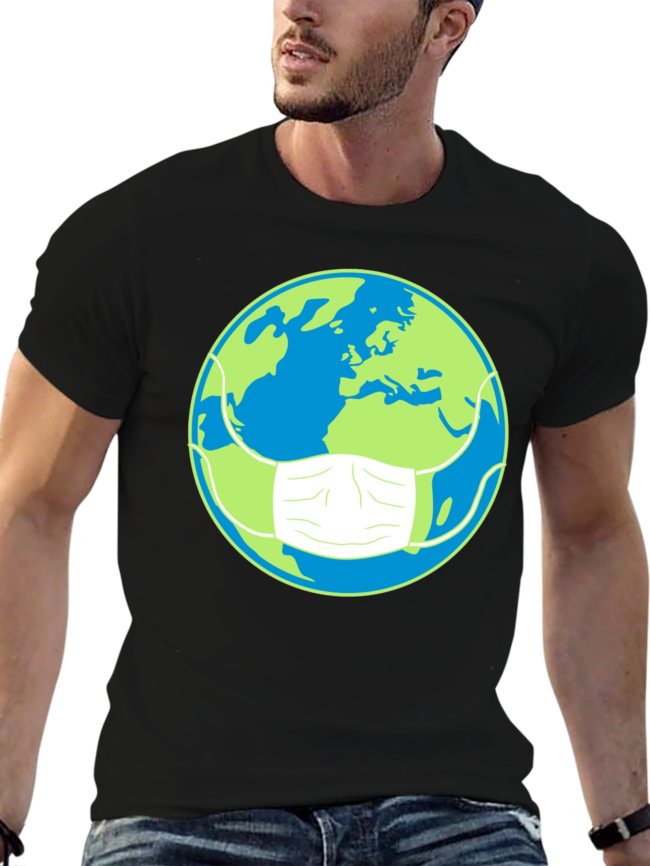 Earth Mask Graphic Tee