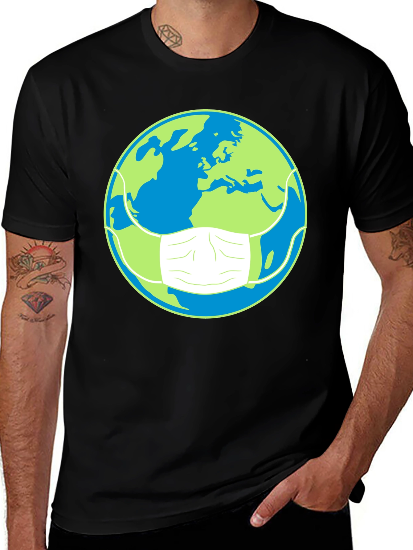 Earth Mask Graphic Tee