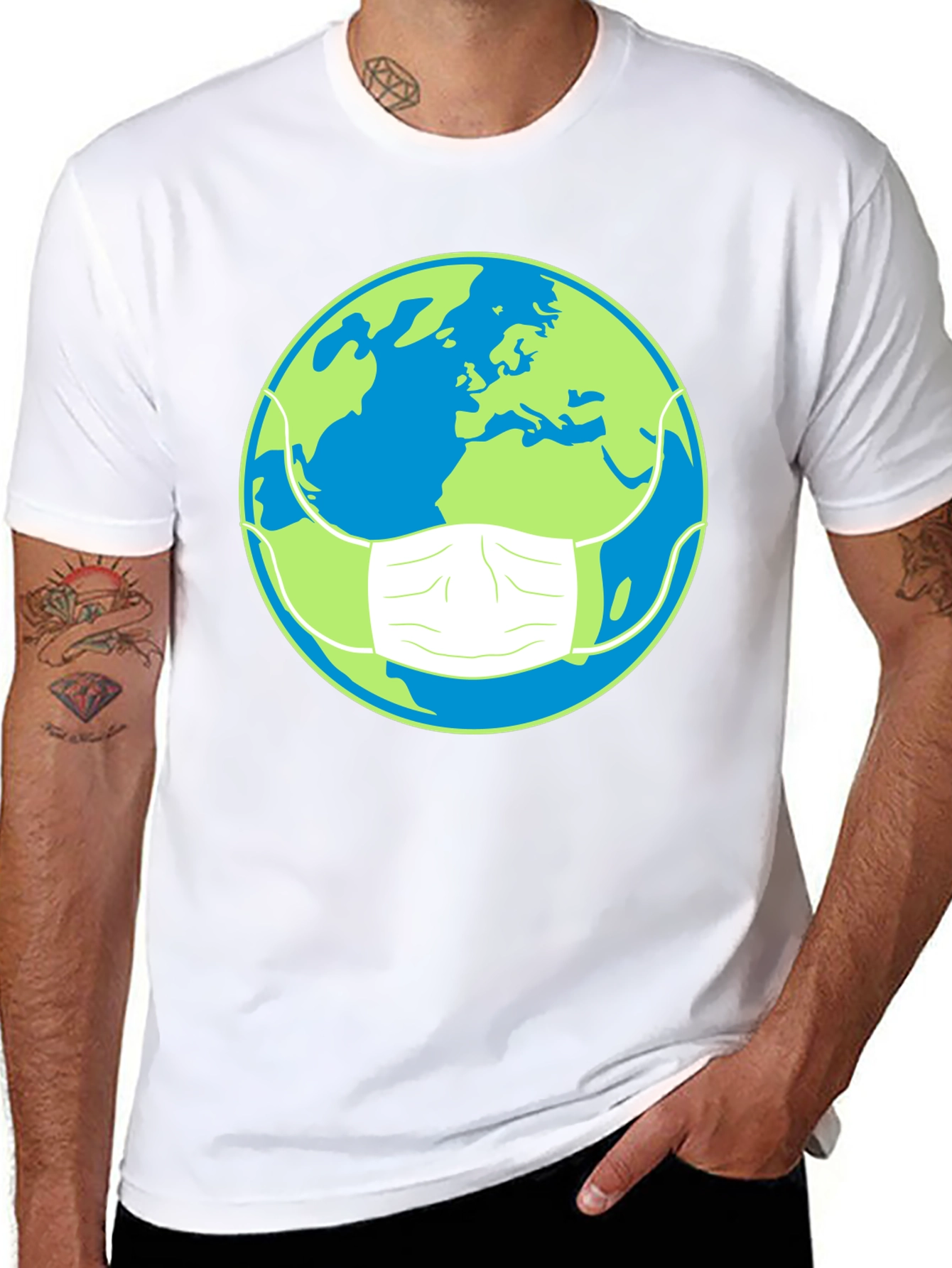 Earth Mask Graphic Tee