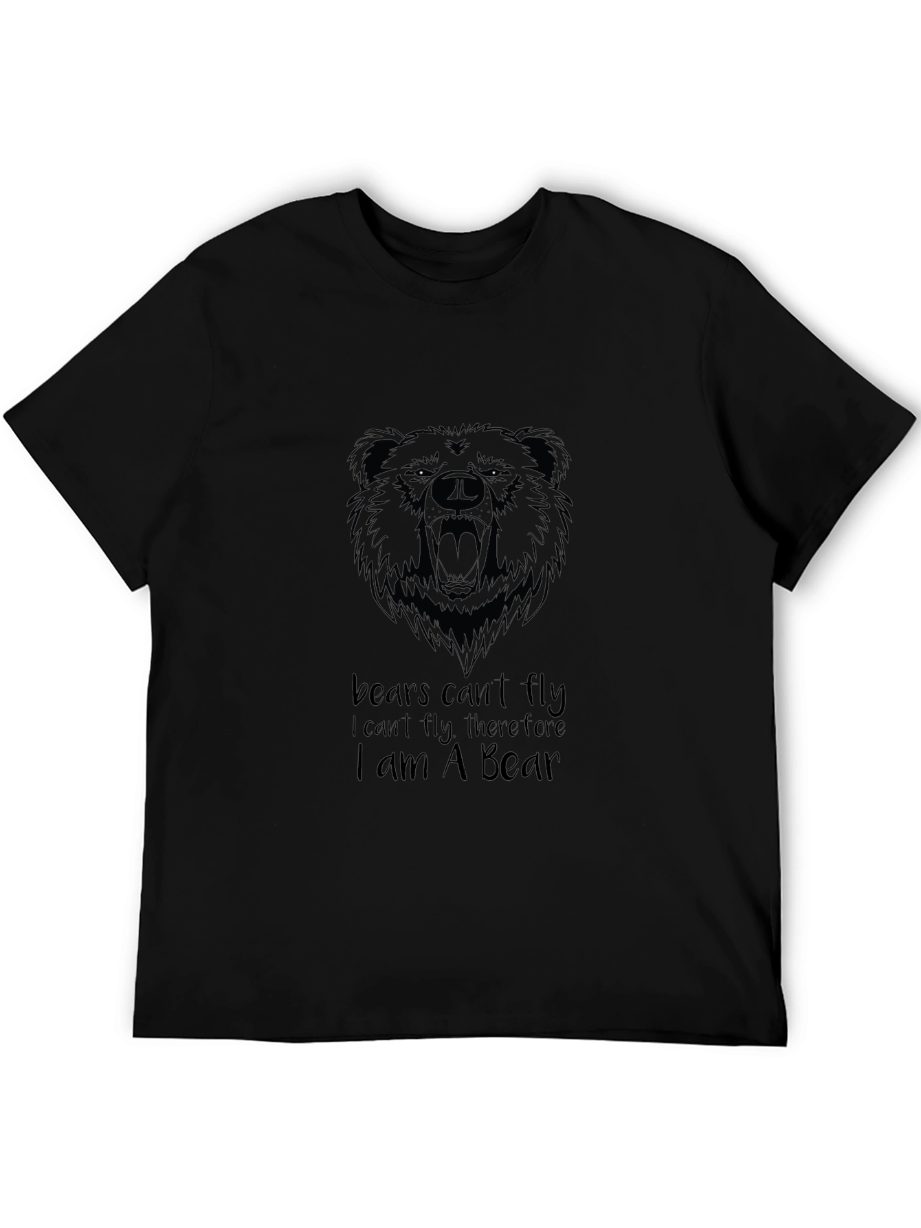 Bear Cant Fly T-Shirt | Funny Bear Lover Tee