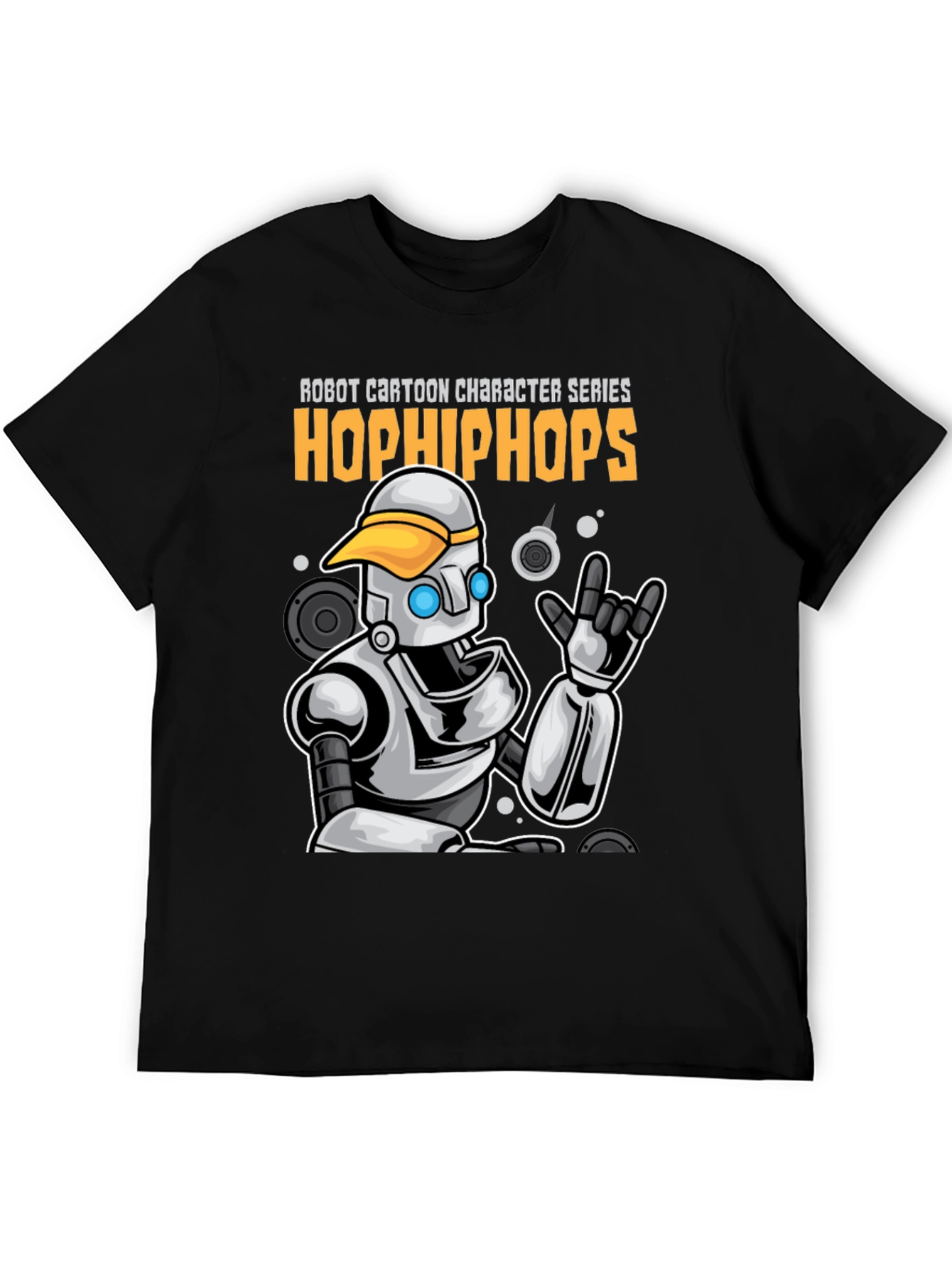 Robot Cartoon T-Shirt - Hop Hip Hops Series