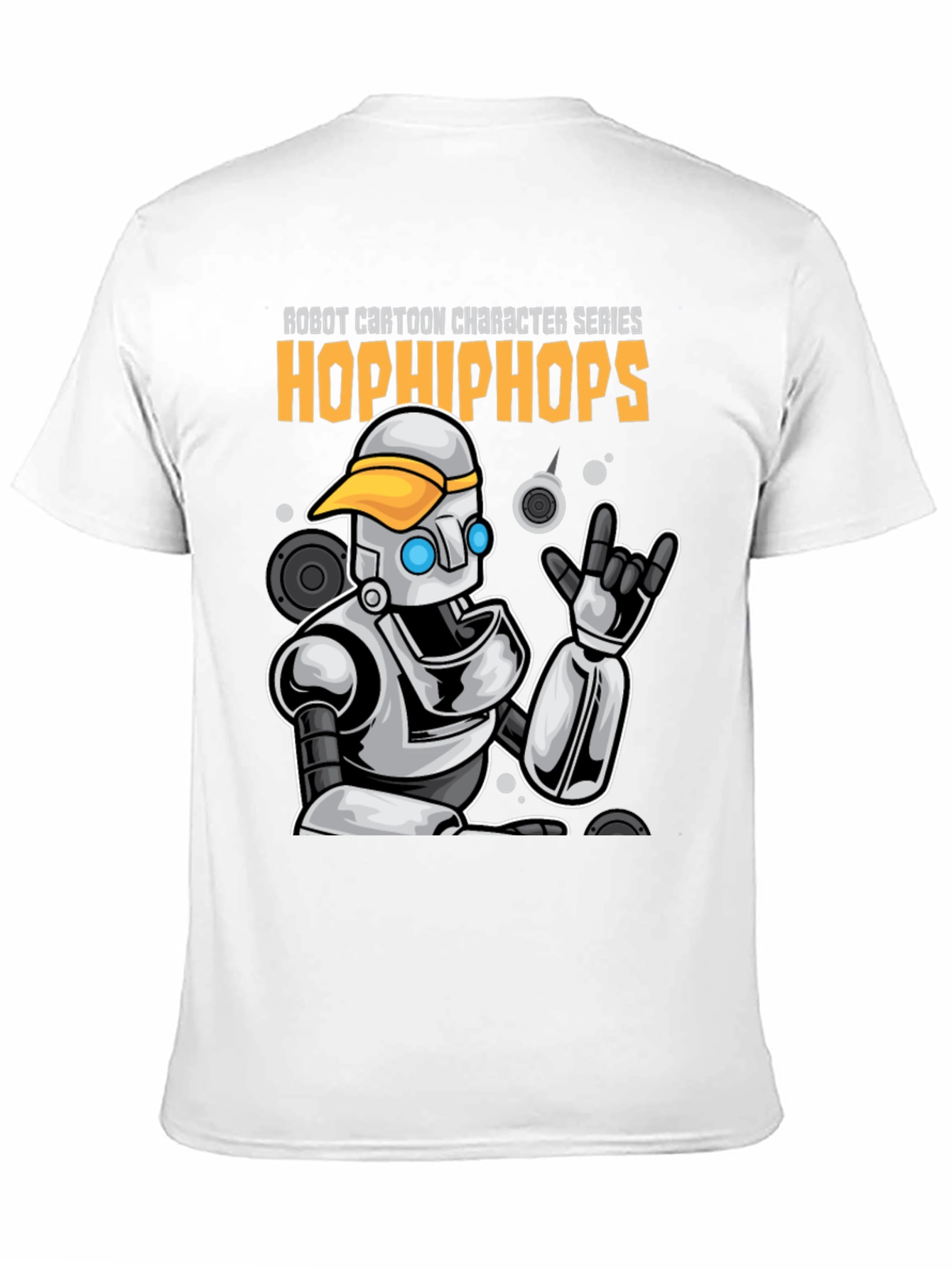 Robot Cartoon T-Shirt - Hop Hip Hops Series