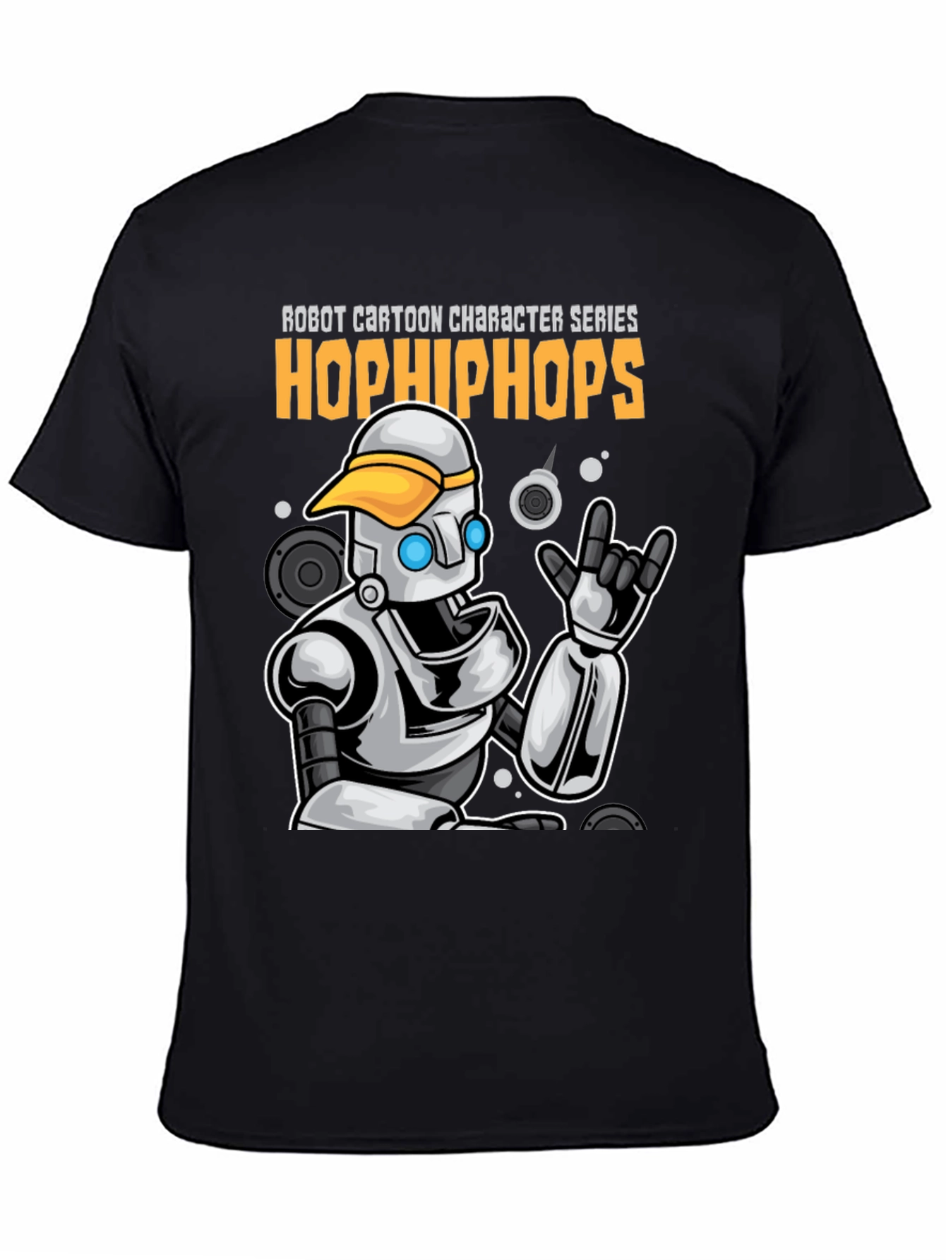 Robot Cartoon T-Shirt - Hop Hip Hops Series