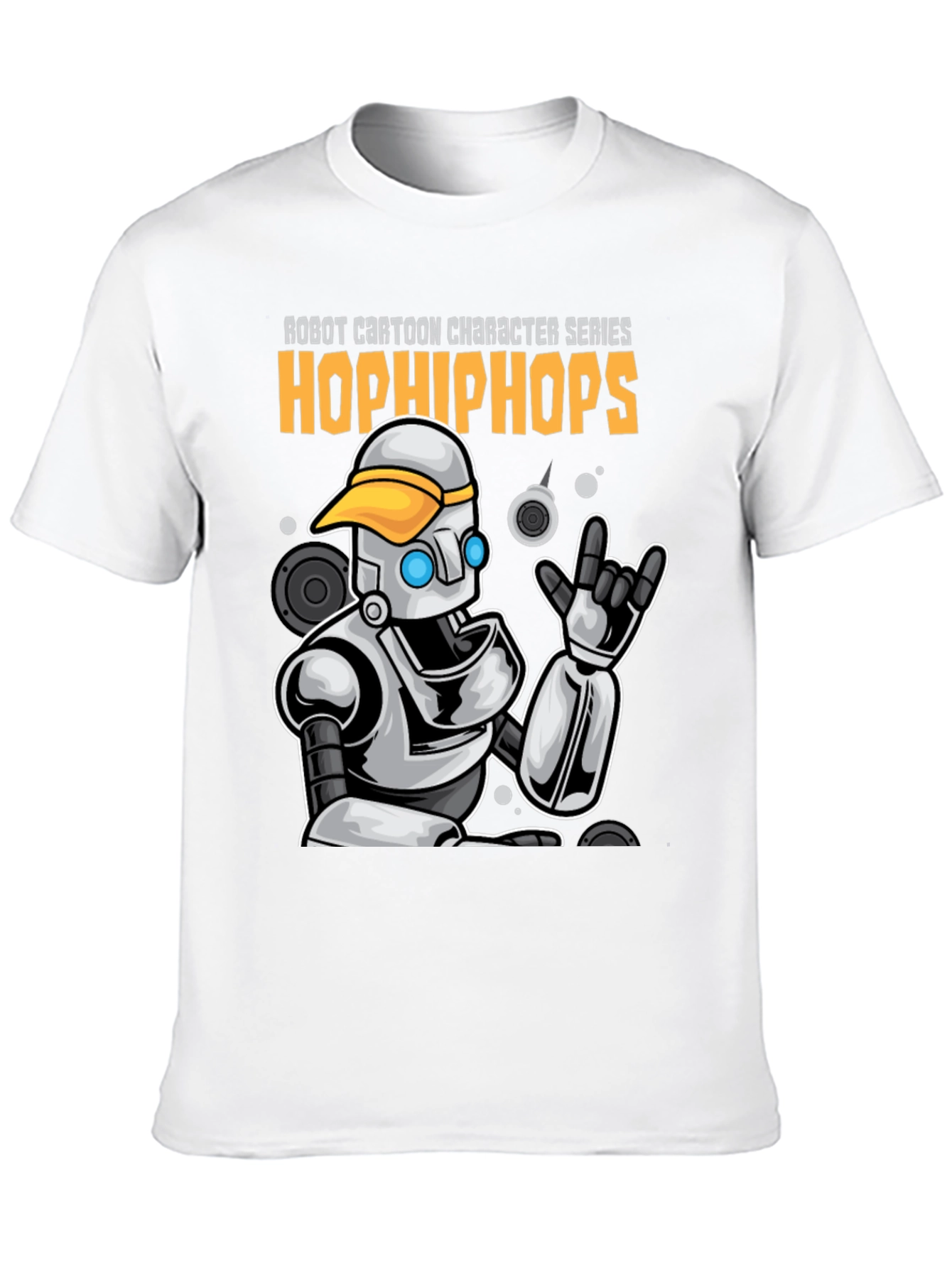 Robot Cartoon T-Shirt - Hop Hip Hops Series