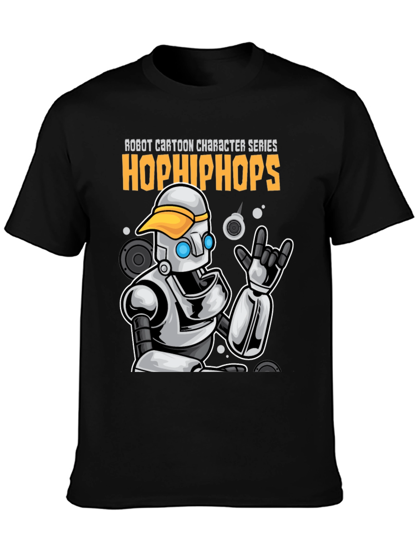 Robot Cartoon T-Shirt - Hop Hip Hops Series