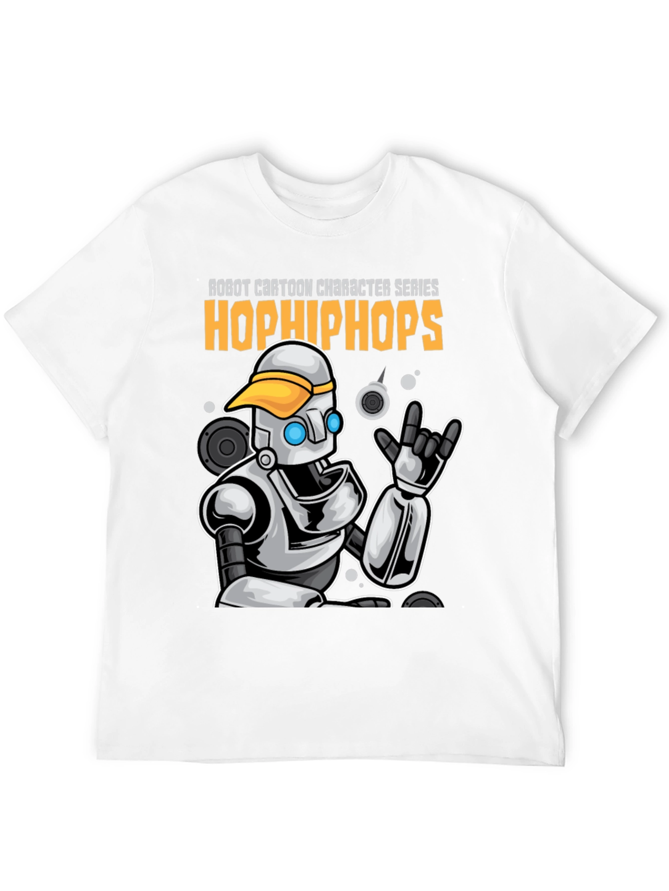 Robot Cartoon T-Shirt - Hop Hip Hops Series