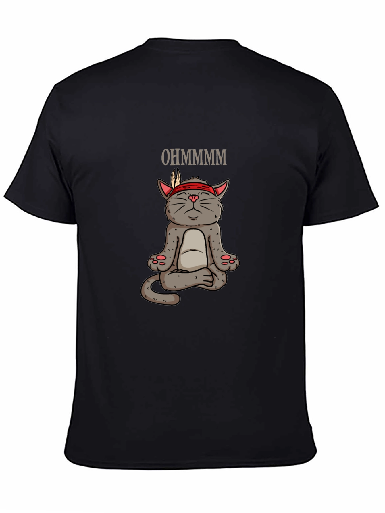 Zen Cat T-Shirt - Ohmmmmm Meditation Tee