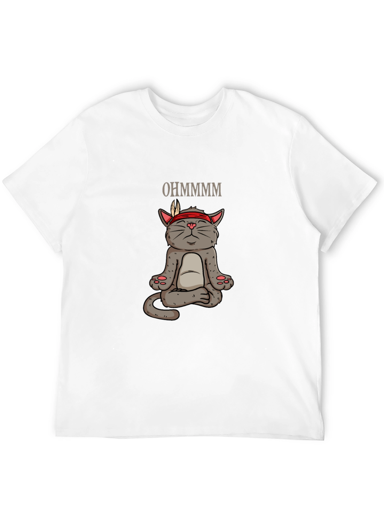 Zen Cat T-Shirt - Ohmmmmm Meditation Tee