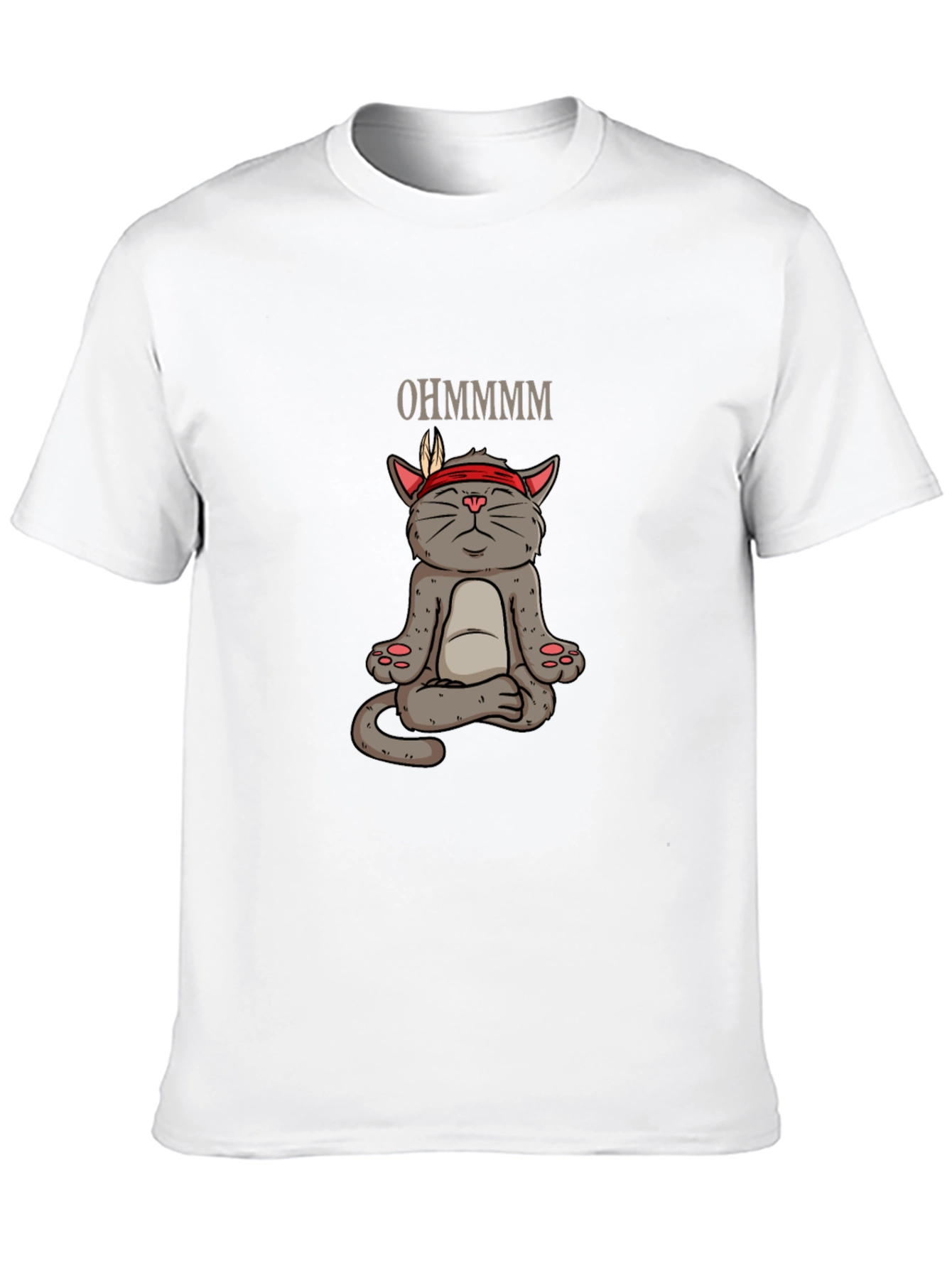 Zen Cat T-Shirt - Ohmmmmm Meditation Tee