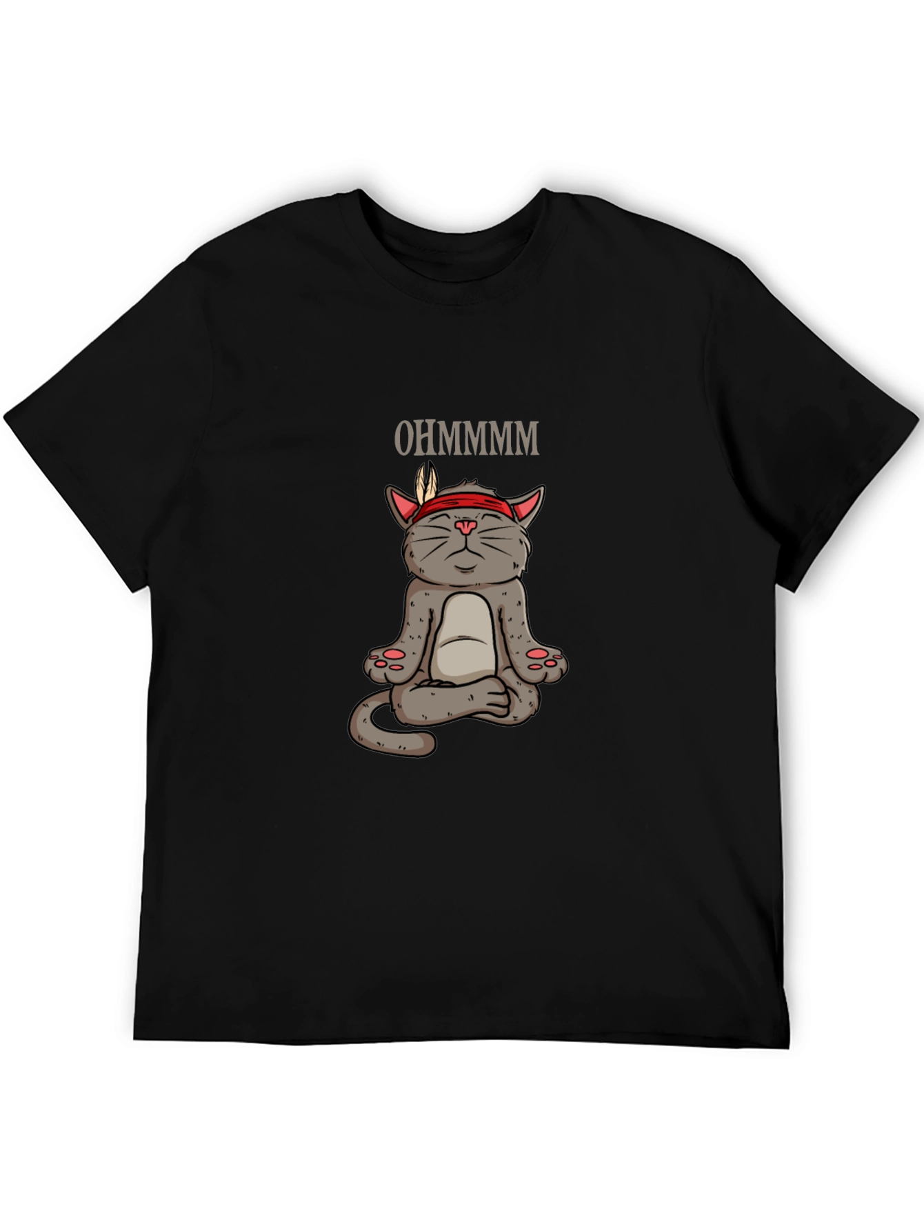 Zen Cat T-Shirt - Ohmmmmm Meditation Tee