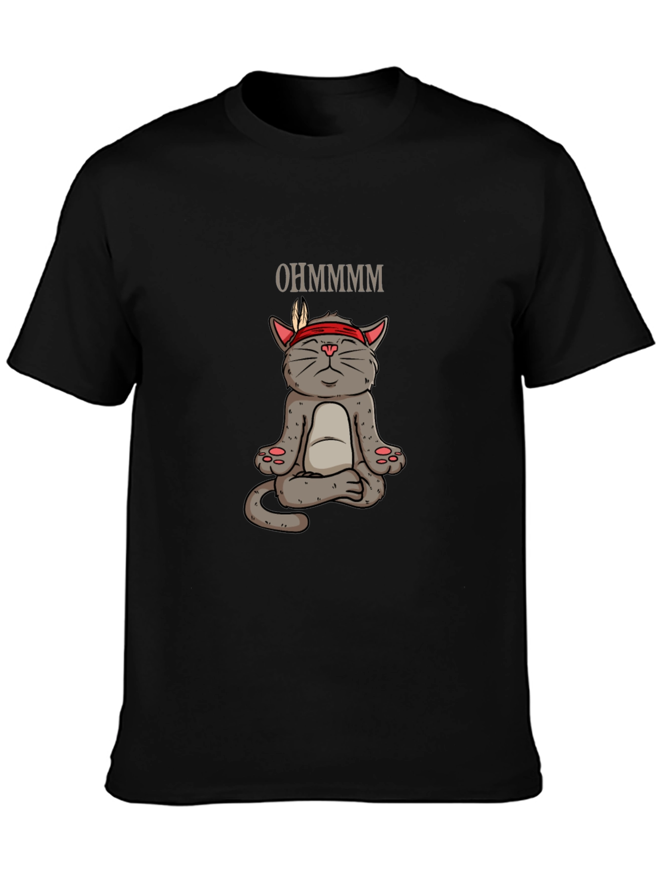 Zen Cat T-Shirt - Ohmmmmm Meditation Tee