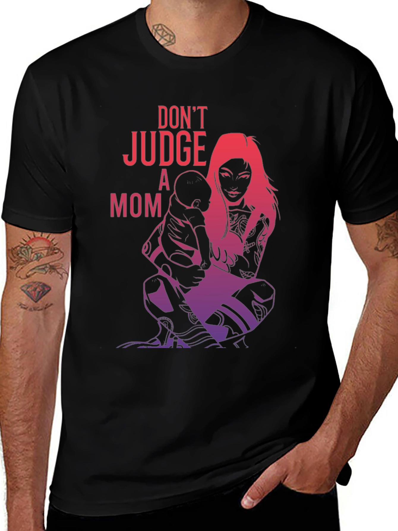 Dont Judge a Mom Graphic Tee