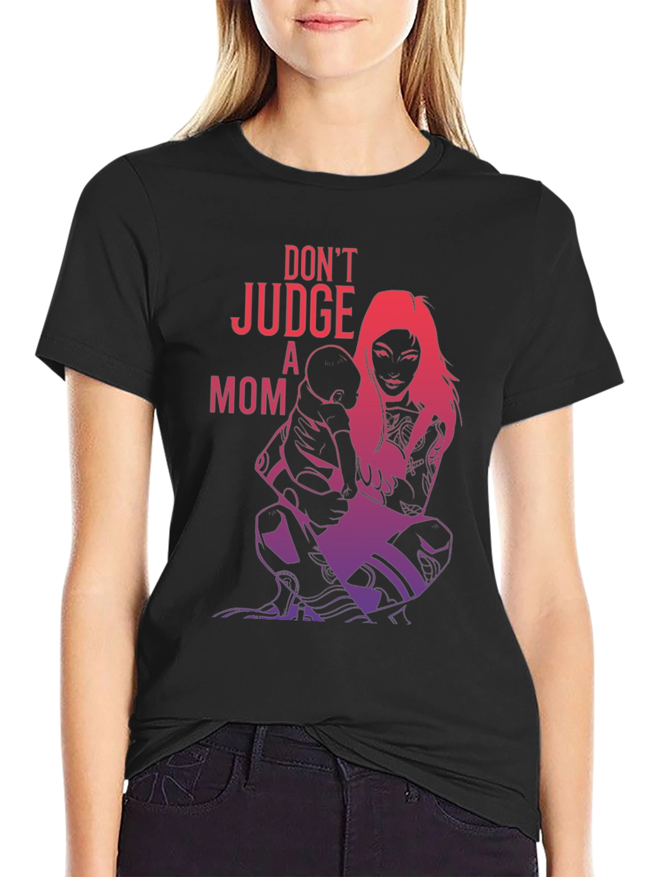 Dont Judge a Mom Graphic Tee