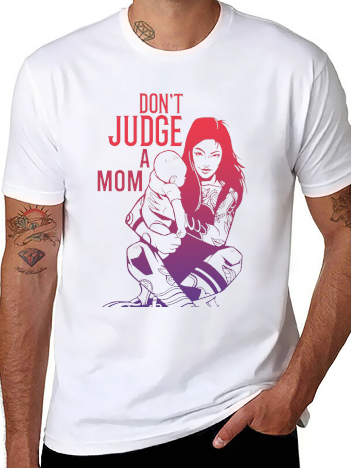 Dont Judge a Mom Graphic Tee