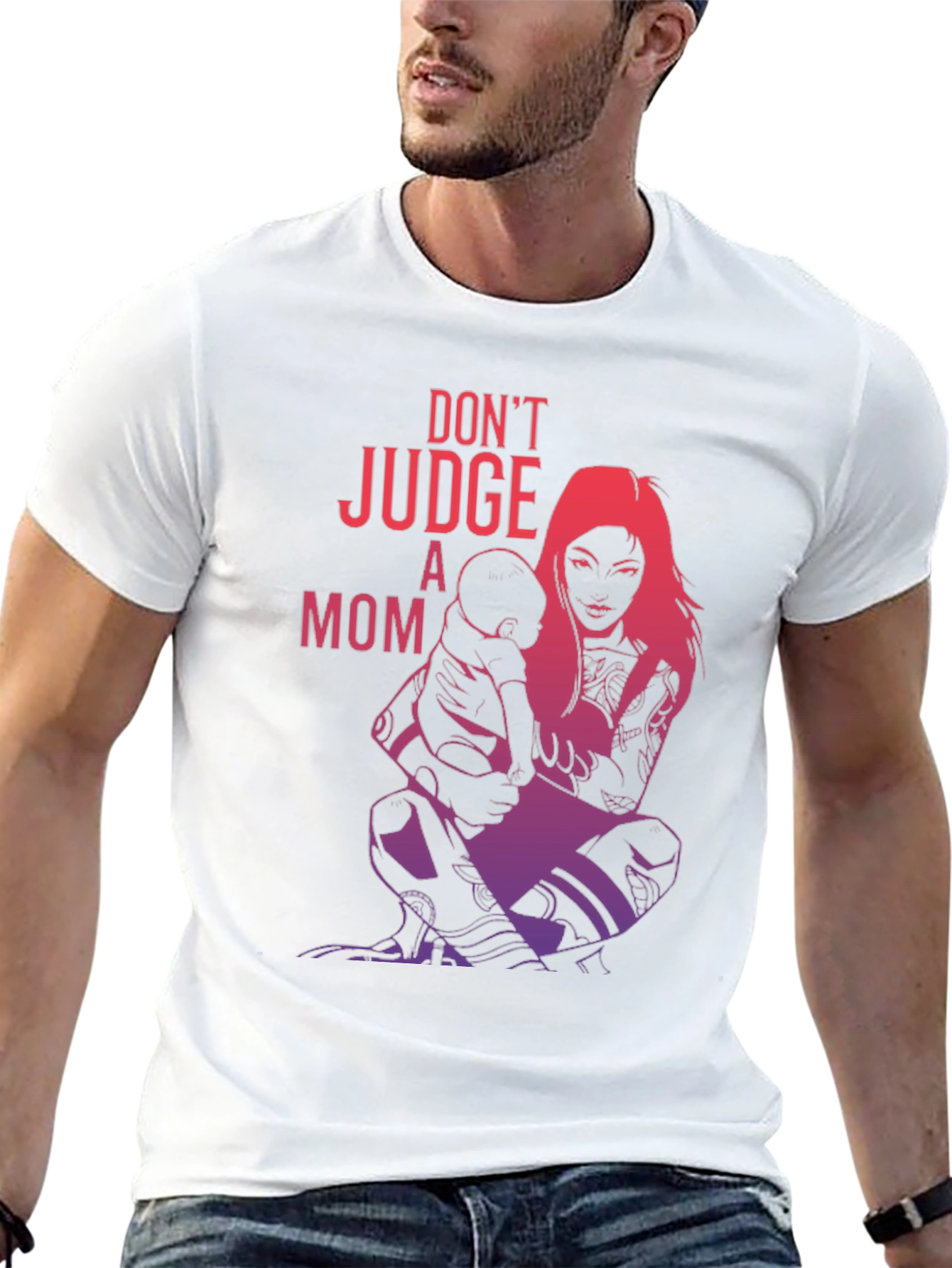 Dont Judge a Mom Graphic Tee