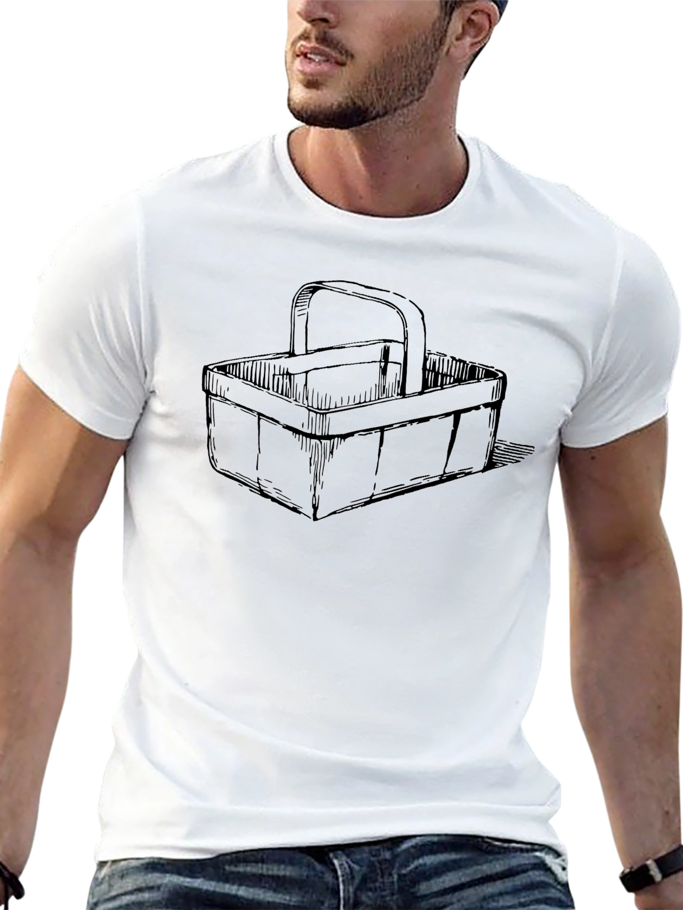 Basket Graphic T-Shirt - Black