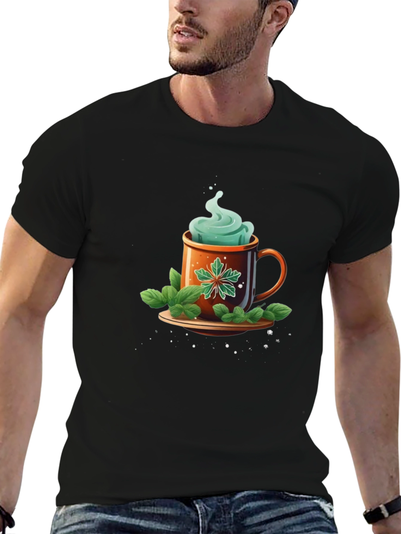 Mint Tea Graphic Tee - Cozy & Stylish