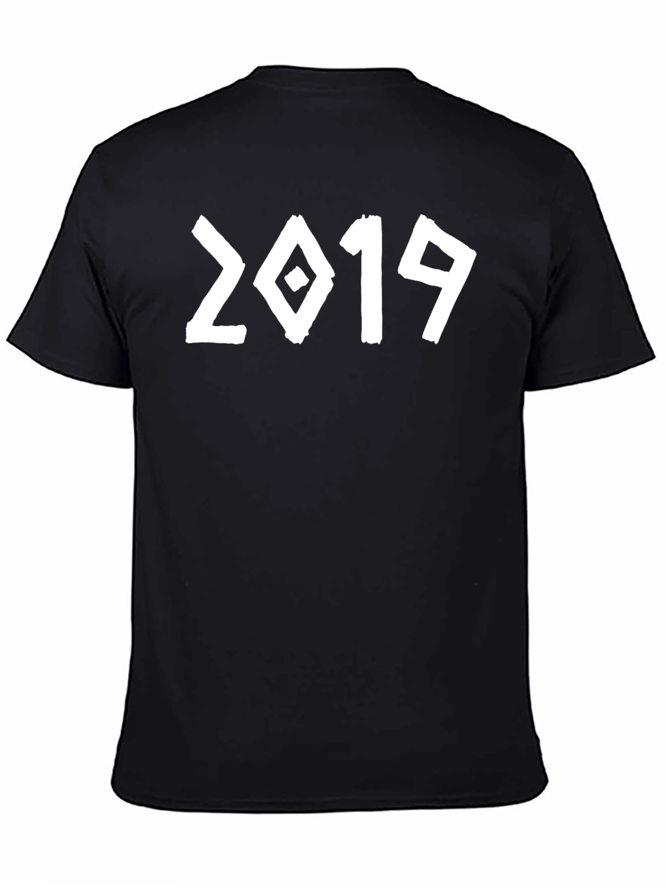 2019 Graphic Tee - Black Cotton Blend