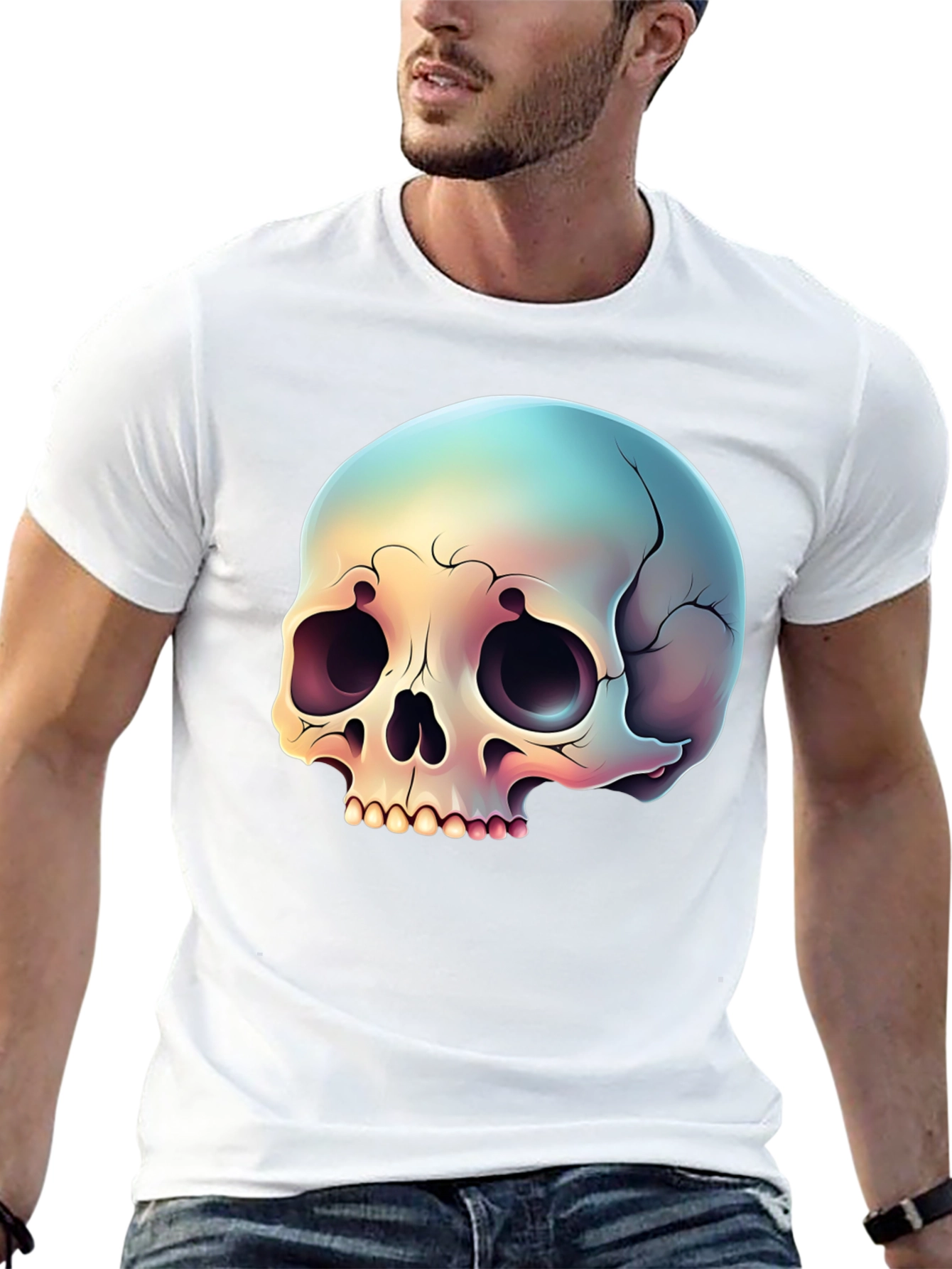 Skull Graphic Black T-Shirt