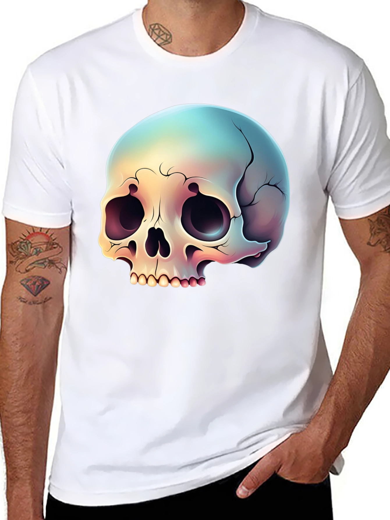 Skull Graphic Black T-Shirt